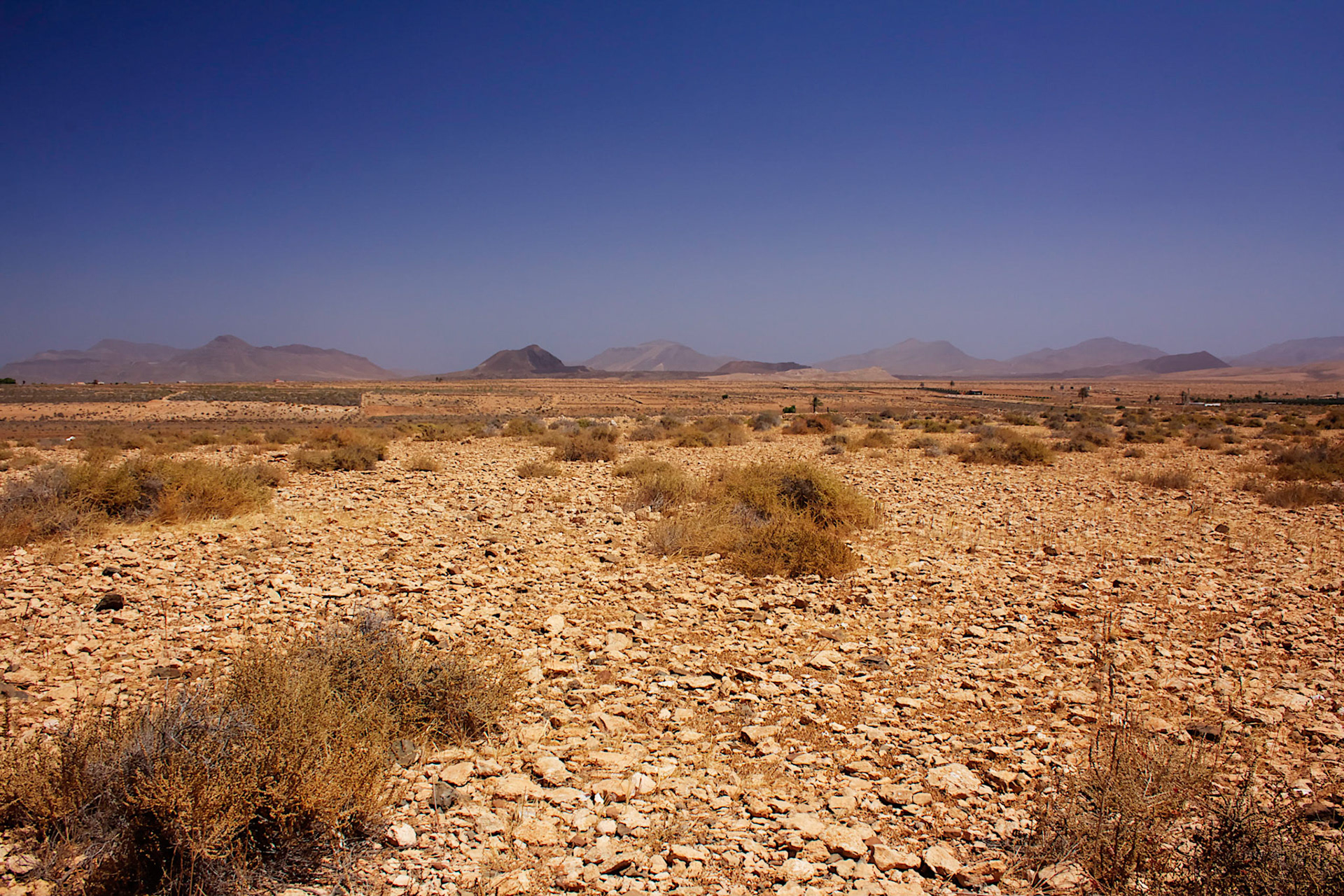 Landscape in the north of Fuerteventura