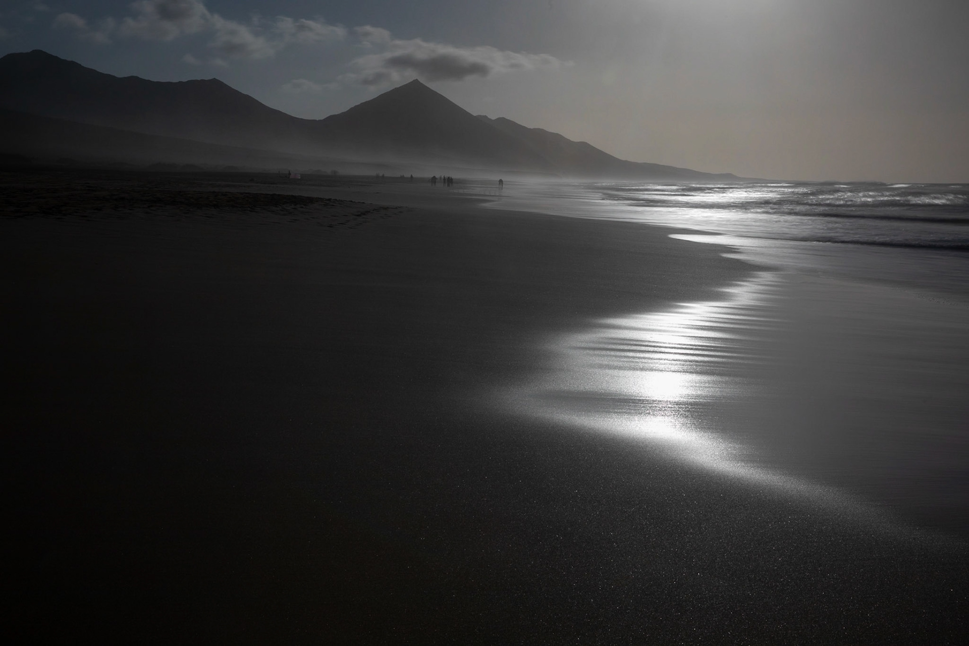 The sunsets at Playa de Cofete are always very moody.