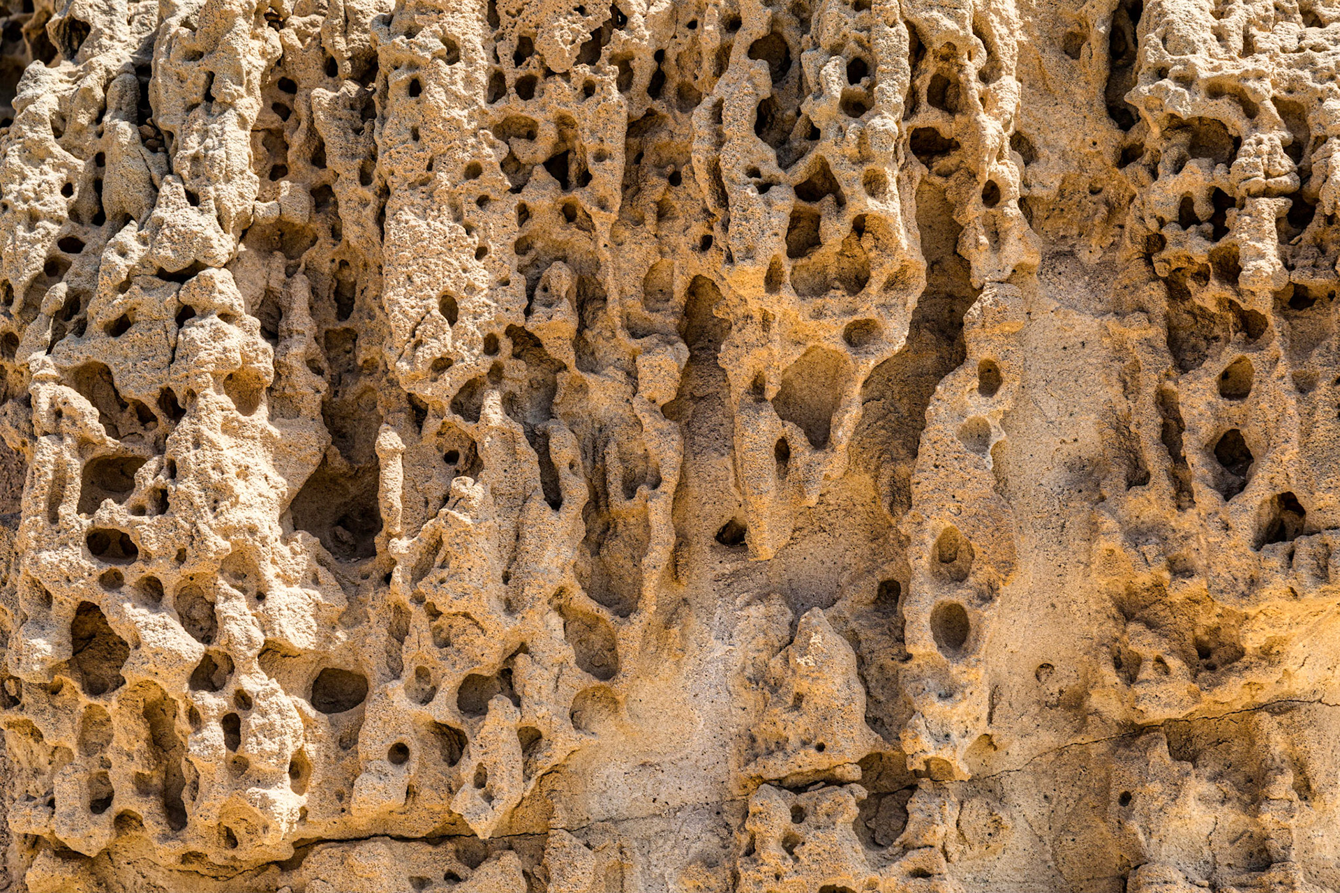 This snadstone formation is near the small village of Ajuy