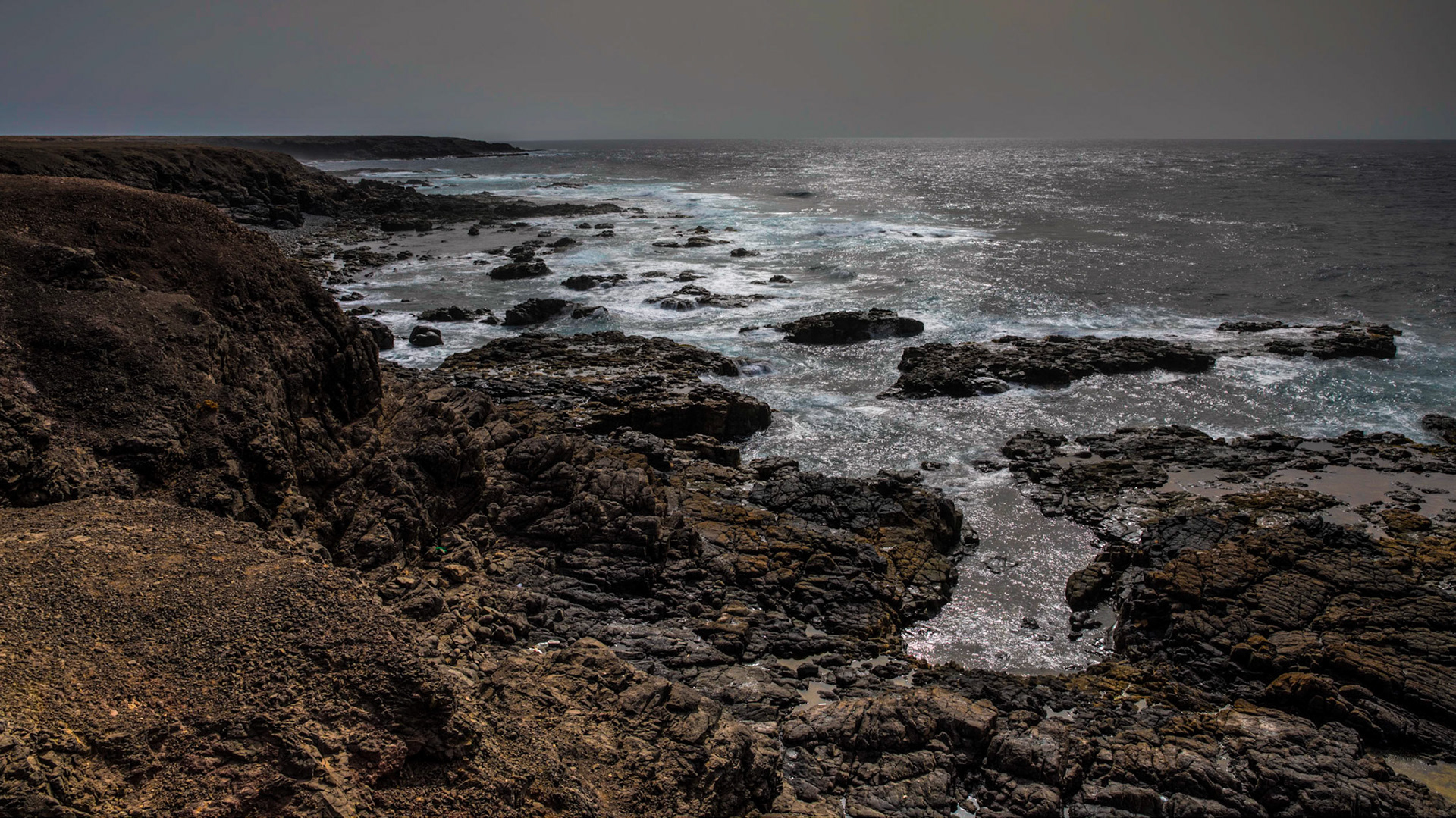 View to the south at Punta Pesebre