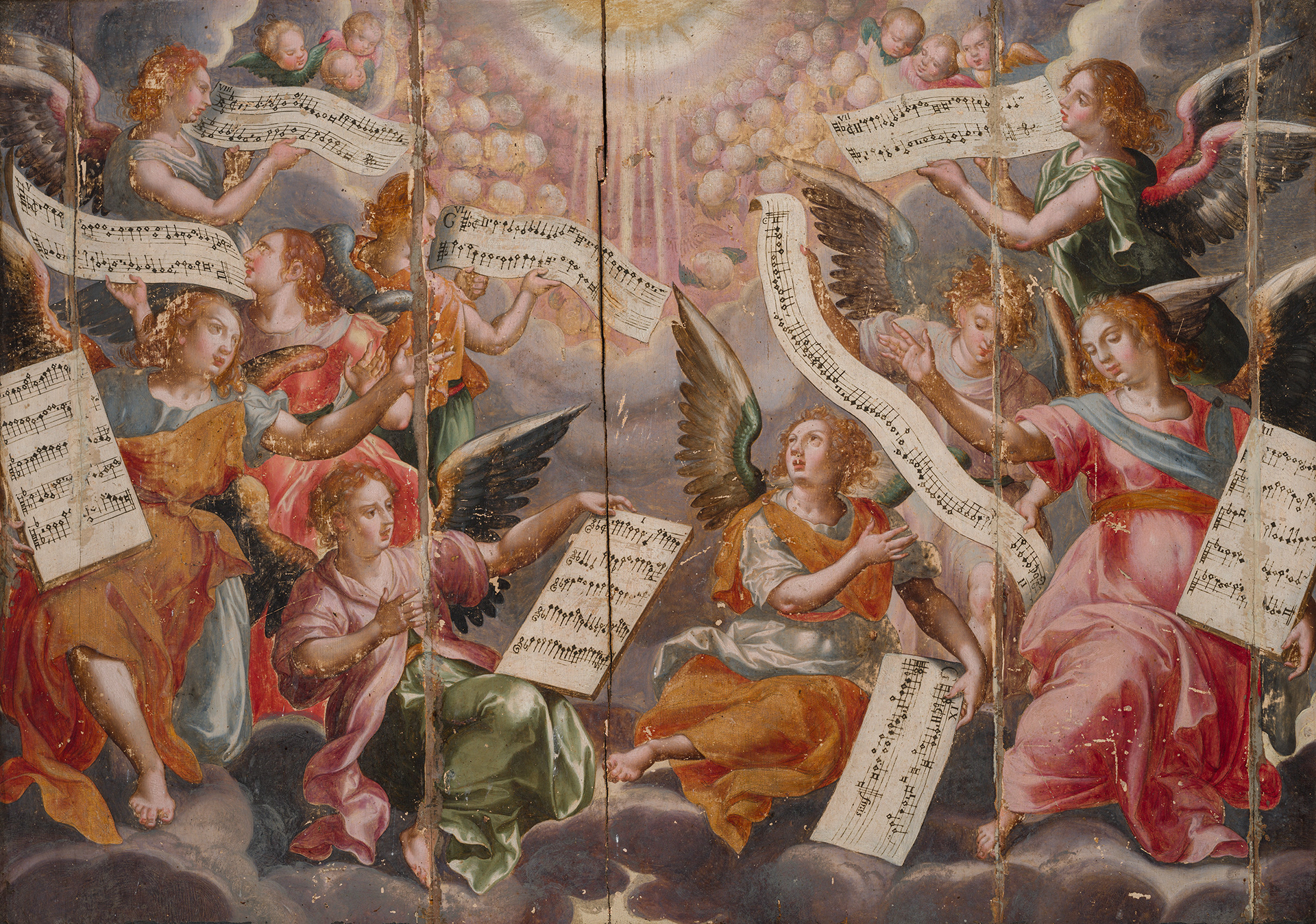 Marten de Vos (kopie) - Zpívající andělé (ze sbírek NGP)