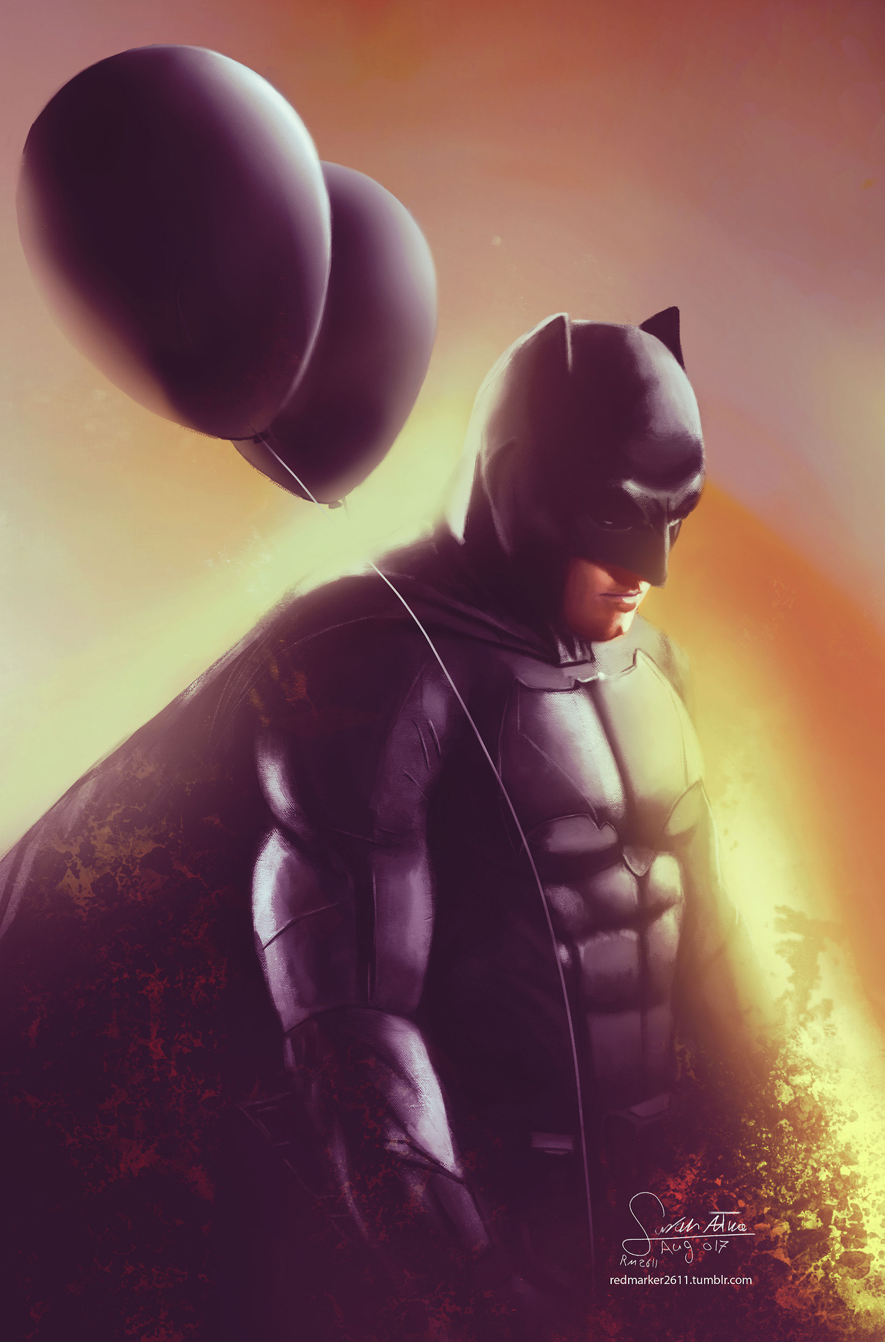 Batman With Balloons (BVS) 2017