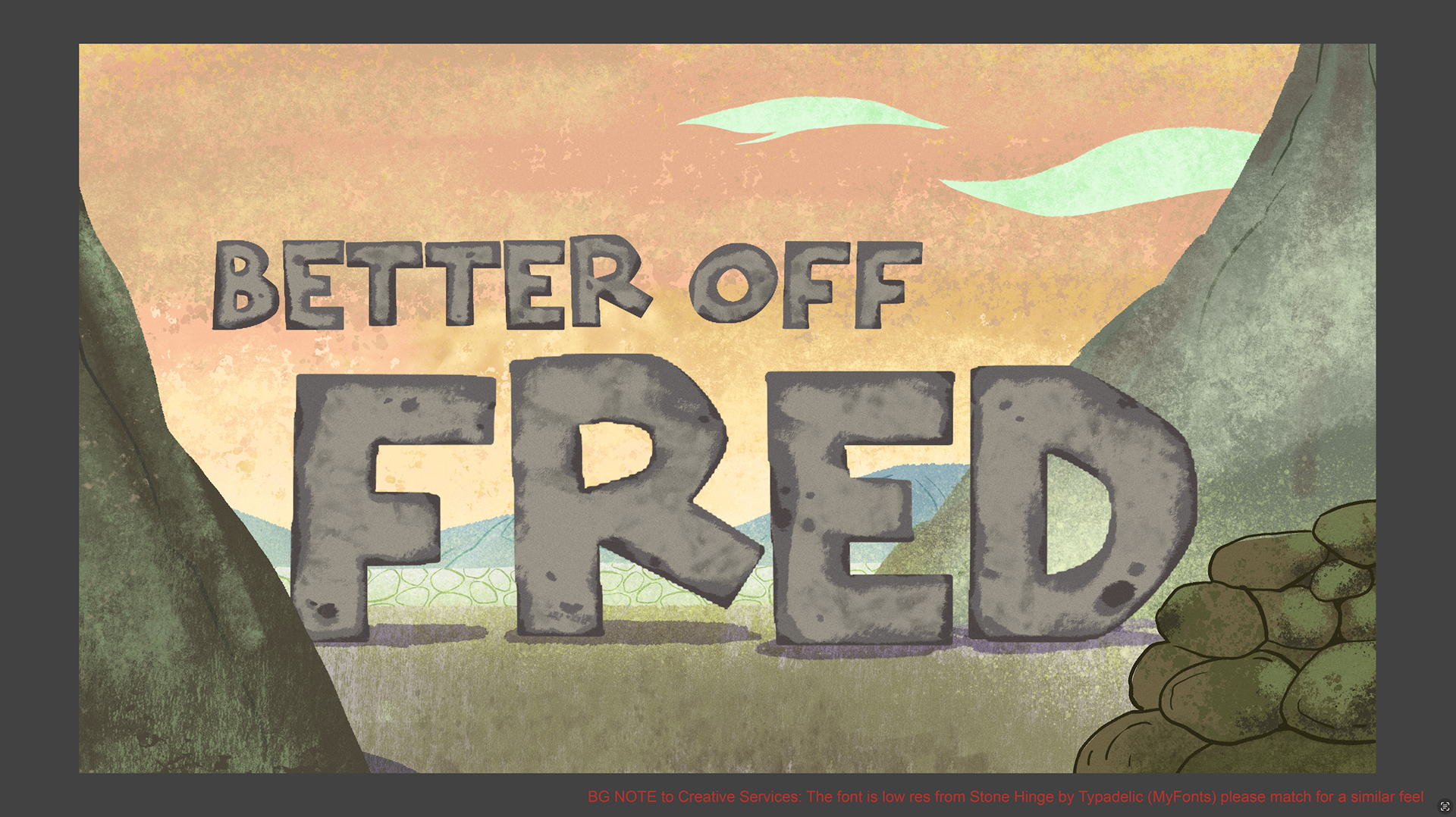 905: Better Off Fred - Title Card