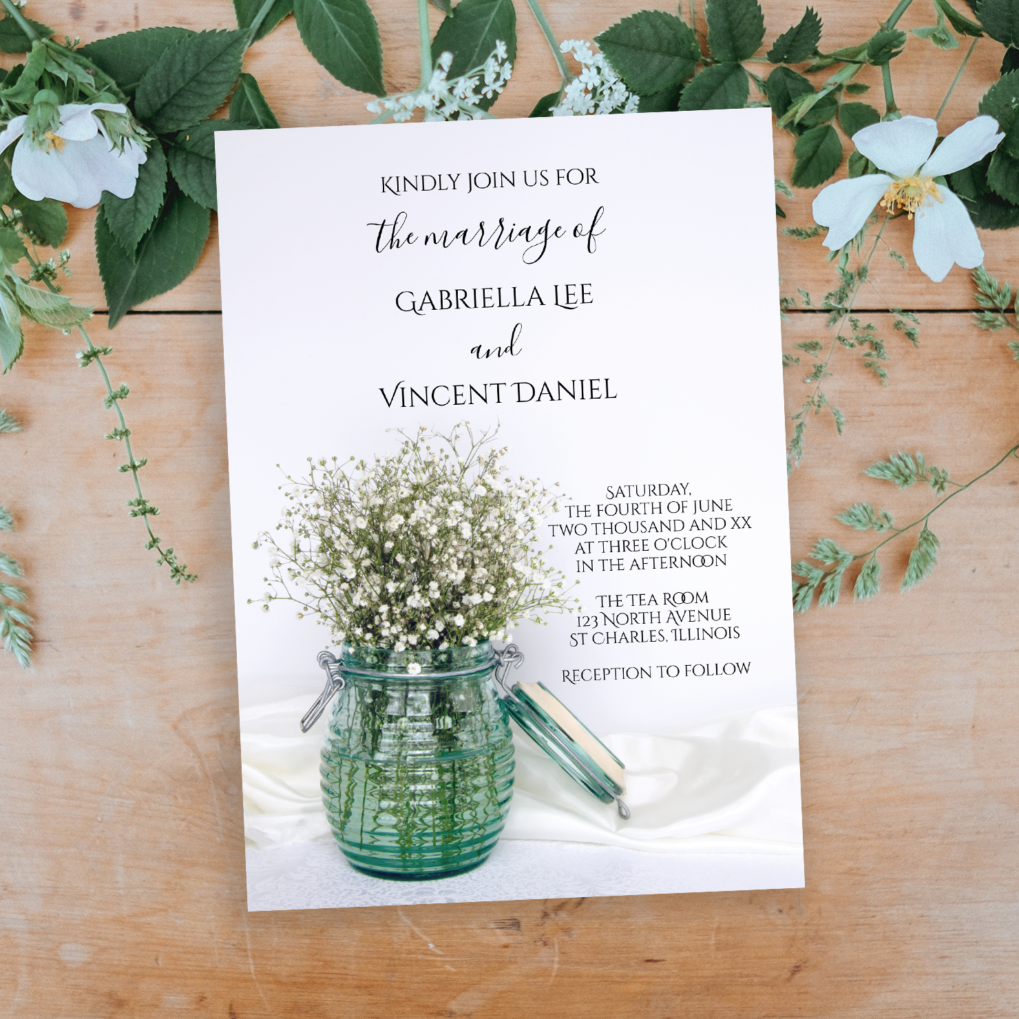 White Floral Wedding