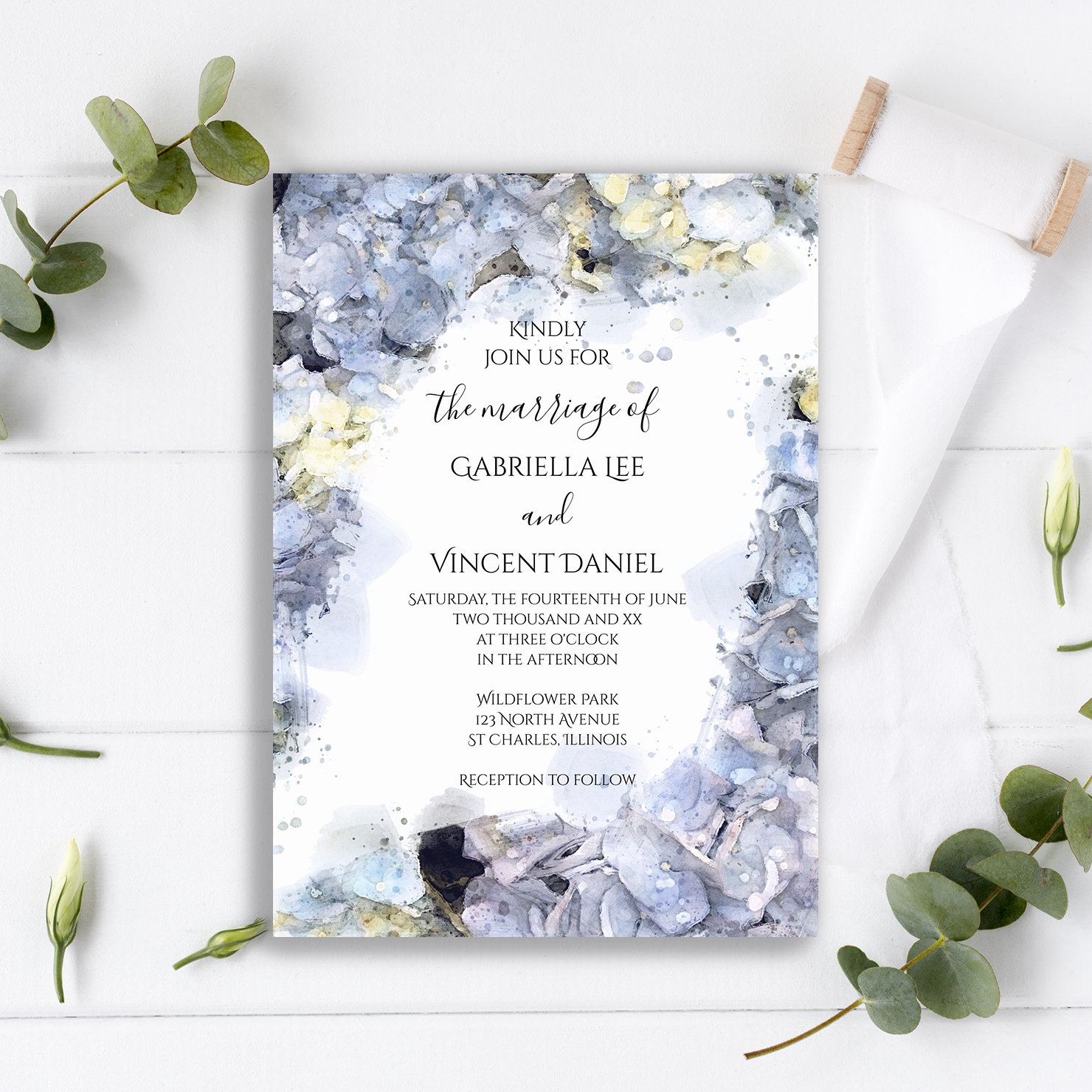Hydrangea Wedding