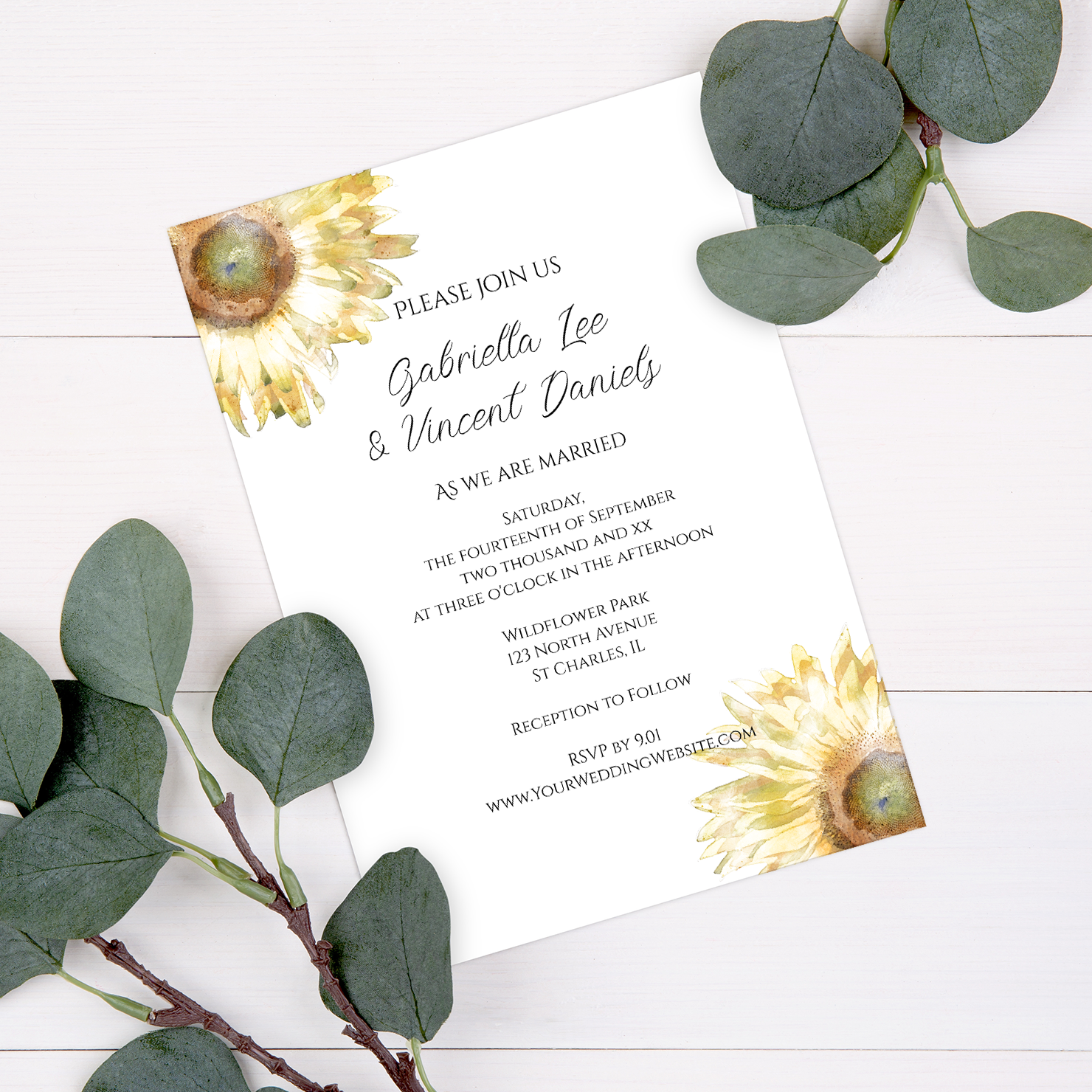 Sunflower Wedding