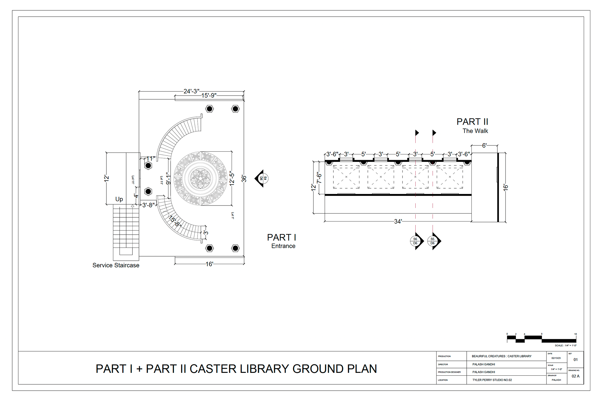 Part I + II Floor Layout