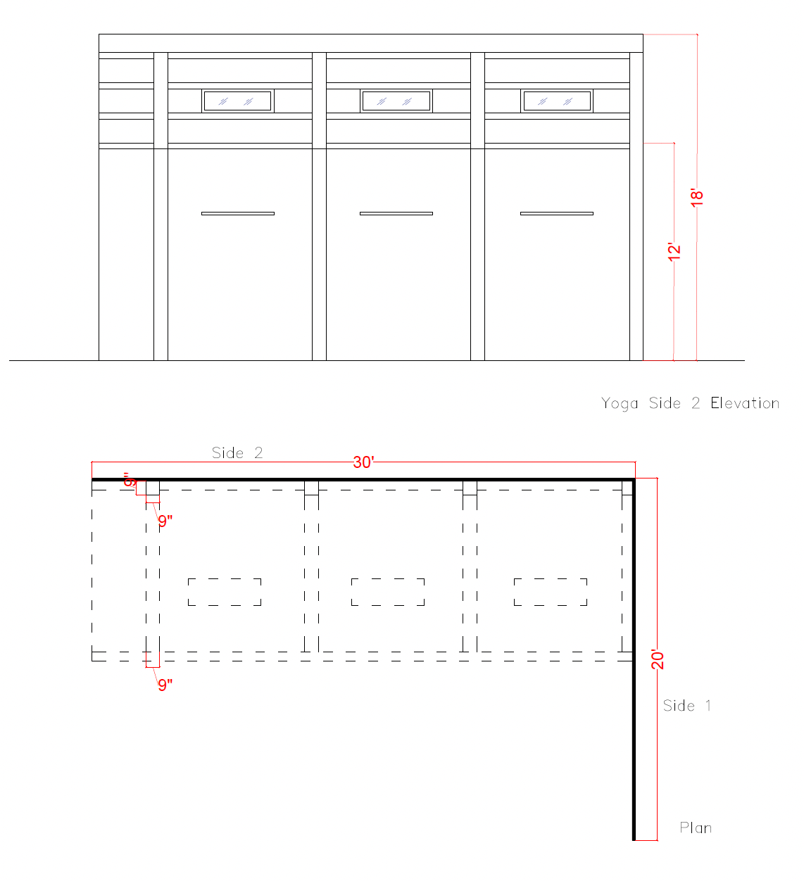 Aerial Yoga Room Layout
