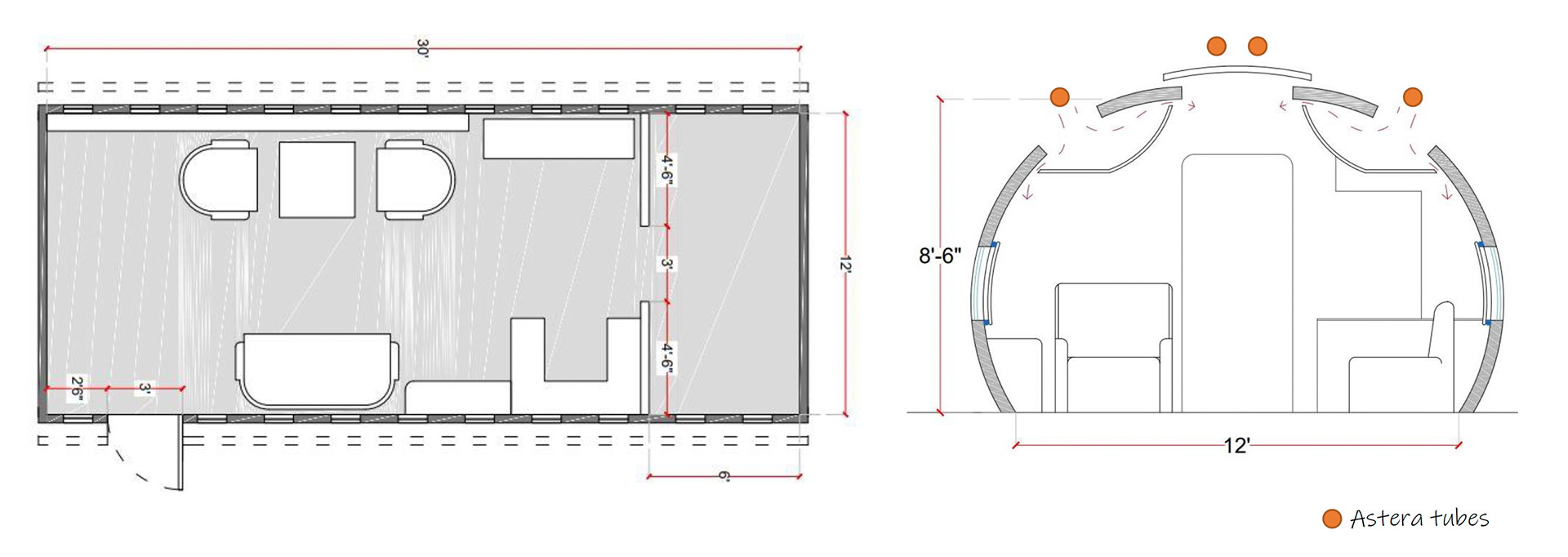 Airplane Layout + Section