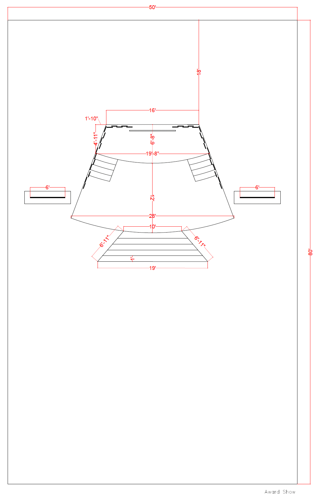 Award Ceremony Layout
