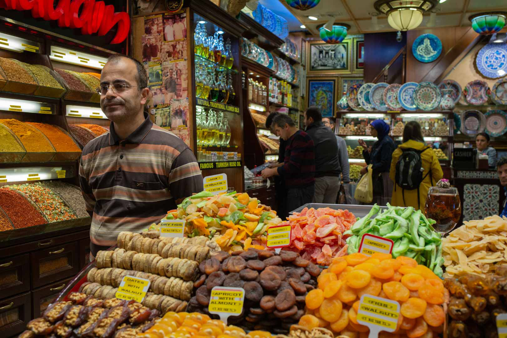 Dried fruit stall