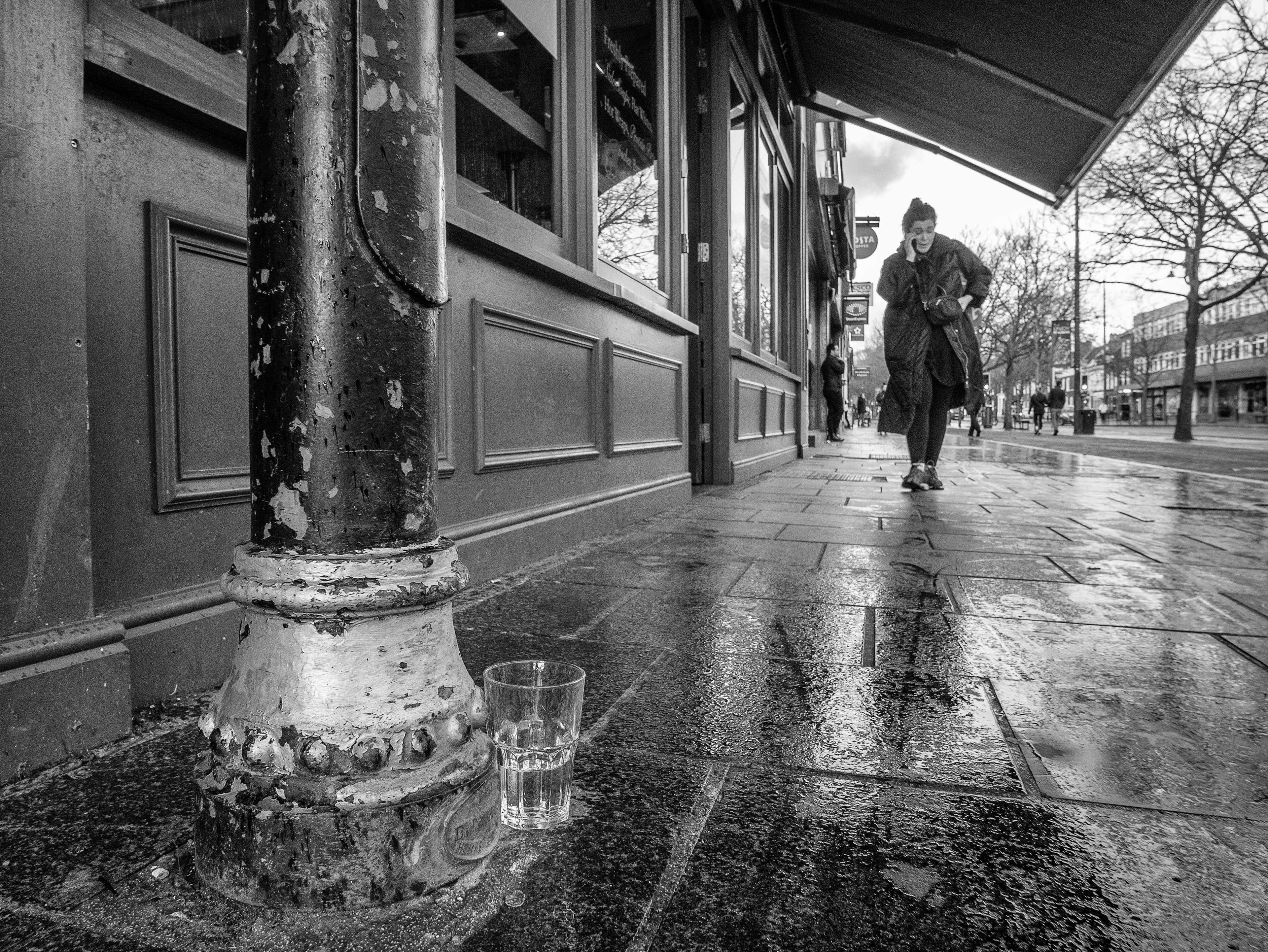 Abandoned glass