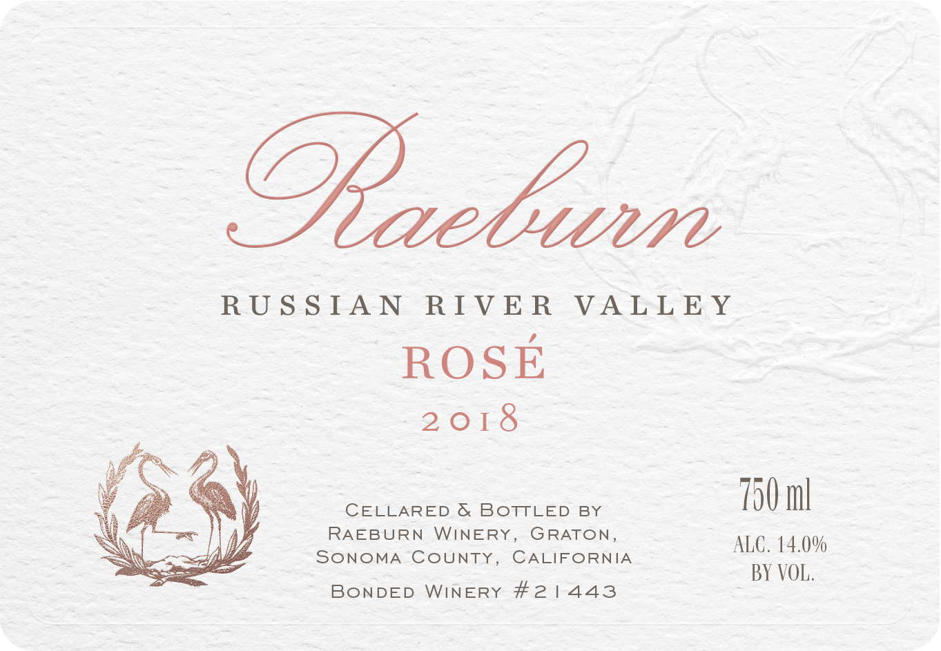 Raeburn Rosé Label
