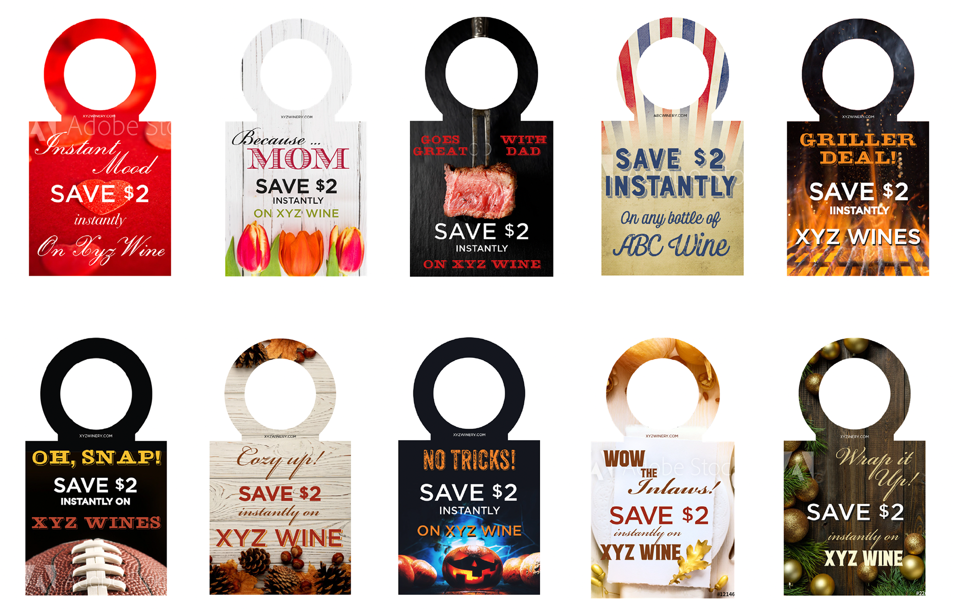 Generic Bottle Neckers for Purple Brands Sales Team