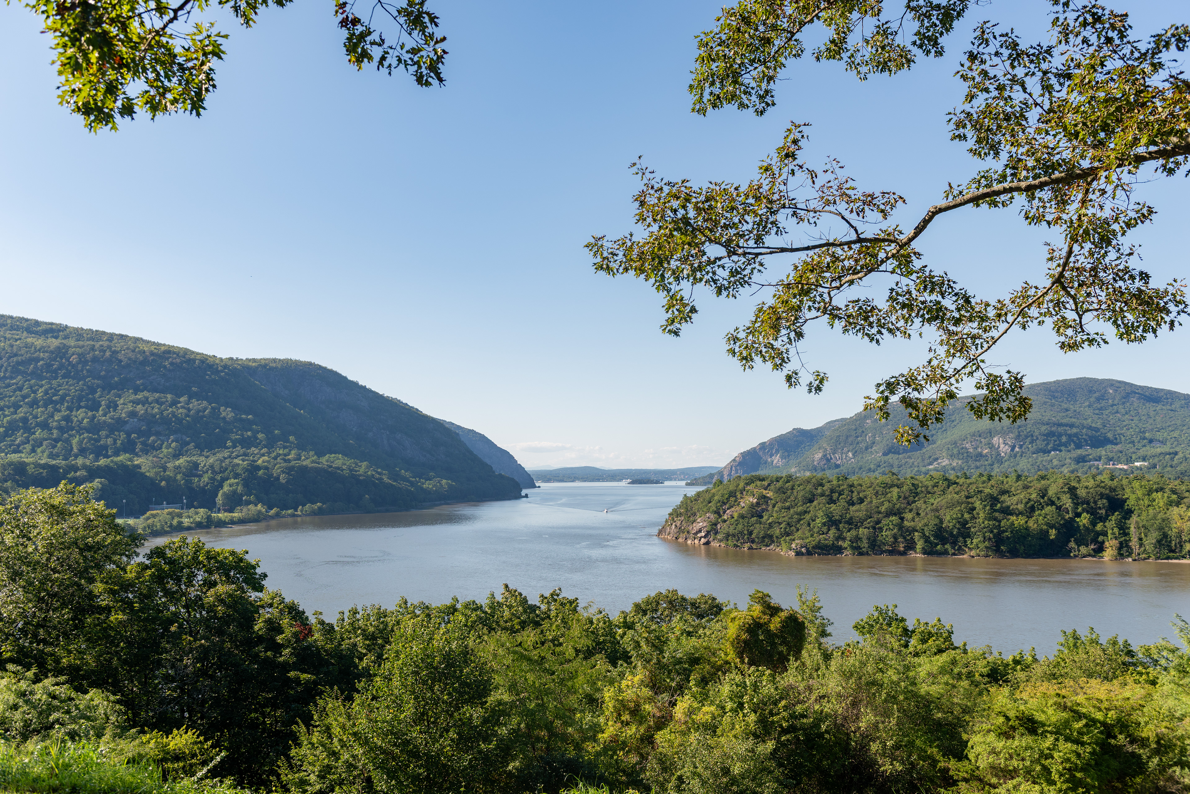 Hudson River seen from Trophy Point on West Point's campus. Prints available at link above.