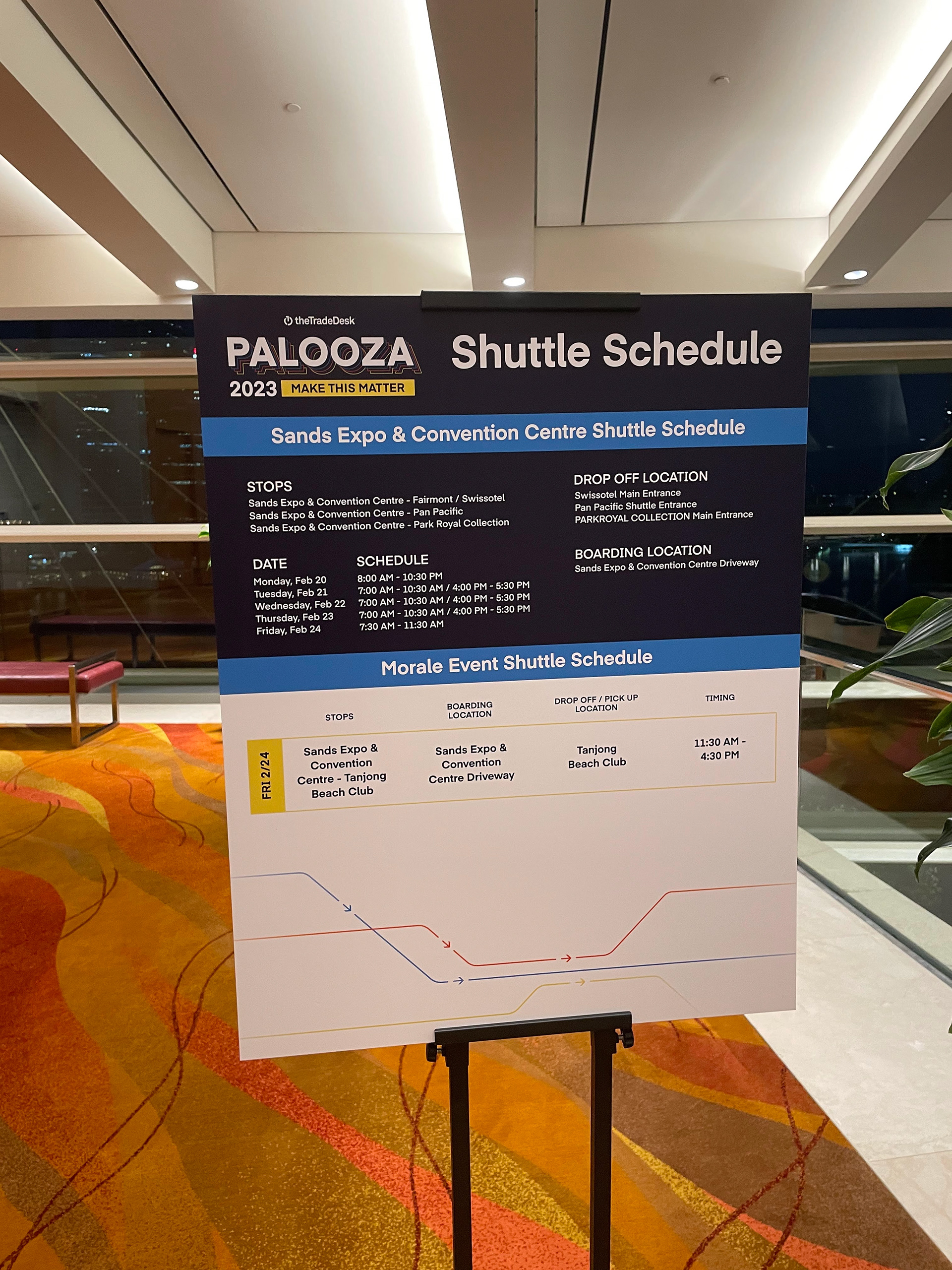 Printed Shuttle Schedule