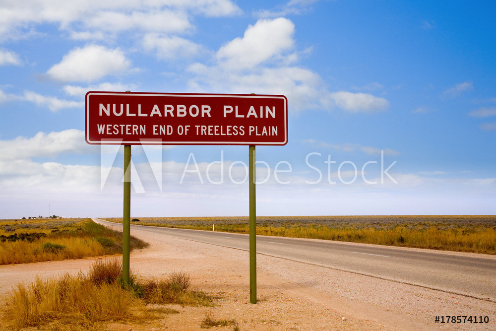 Sign at Western End of Treeeless Plain