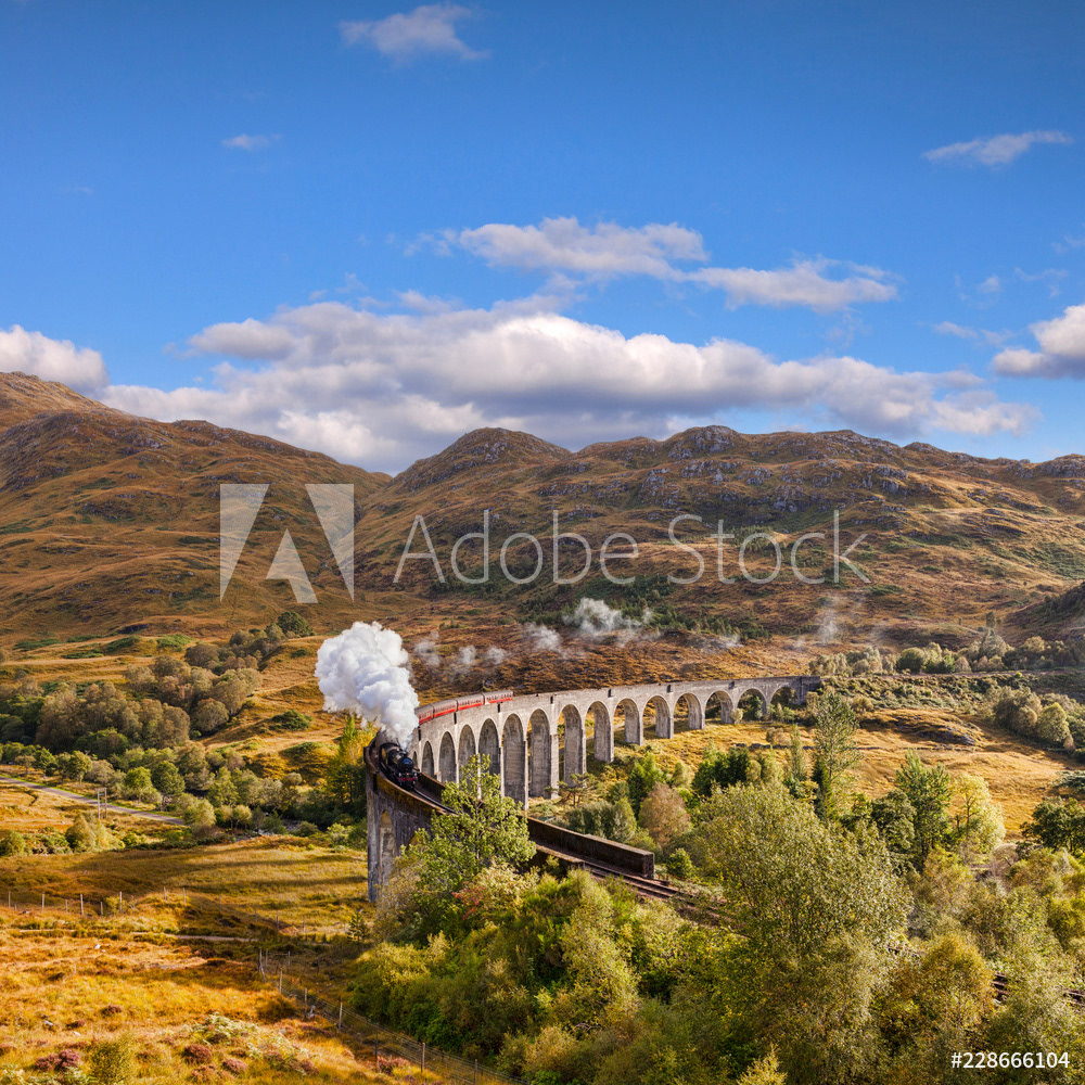 Glenfinnan Viaduct and the Jacobite