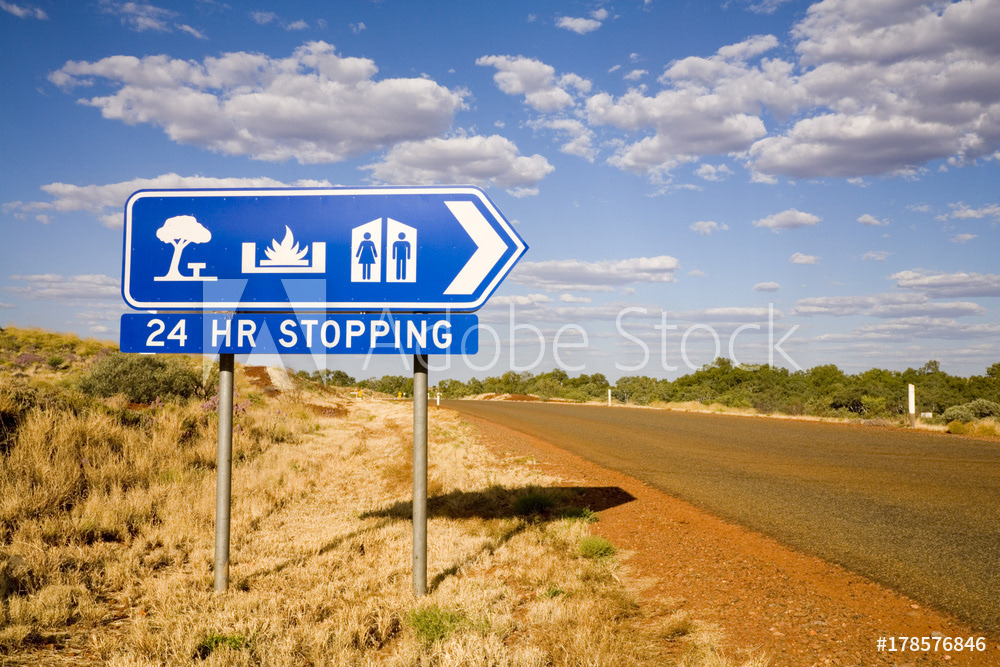 Sign for Free Camping in Western Australia