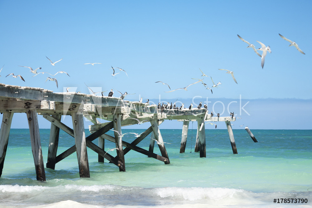 Old Jetty at Eucla, Western Australia