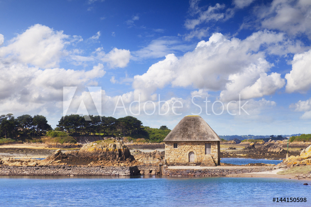 Moulin de Berlot Tide Mill, Ile de Brehat, Brittany