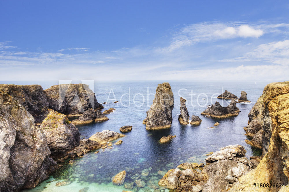 Les Aiguilles de Port Coton, Belle-Ile, Brittany