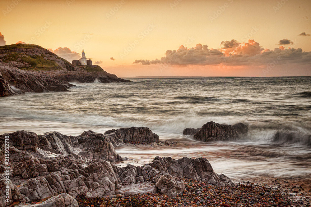 Bracelet Bay and The Mumbles Lighthouse