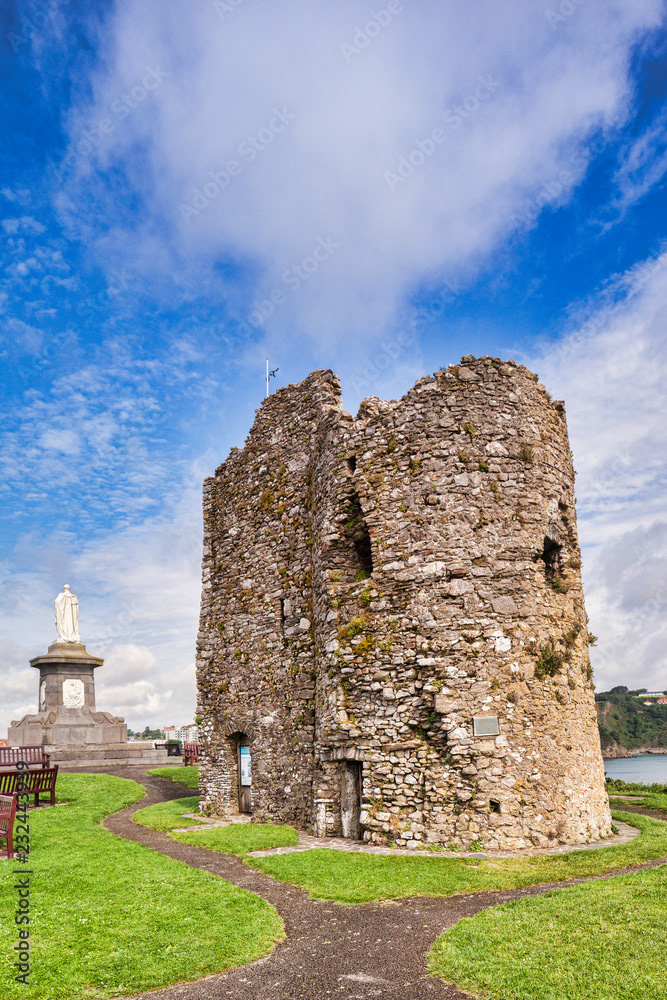 Tenby Castle, Pembrokeshire