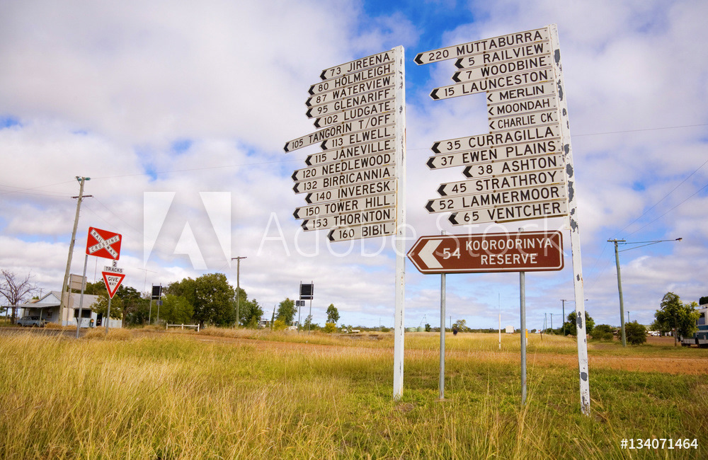 Road Signs, Outback Queensland