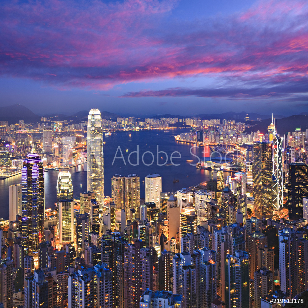 Hong Kong Skyline, Twilight