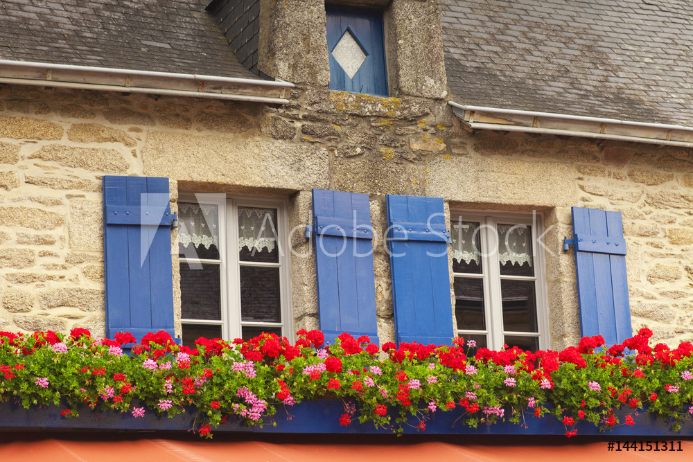 Window Boxes, Concarneau, Brittany