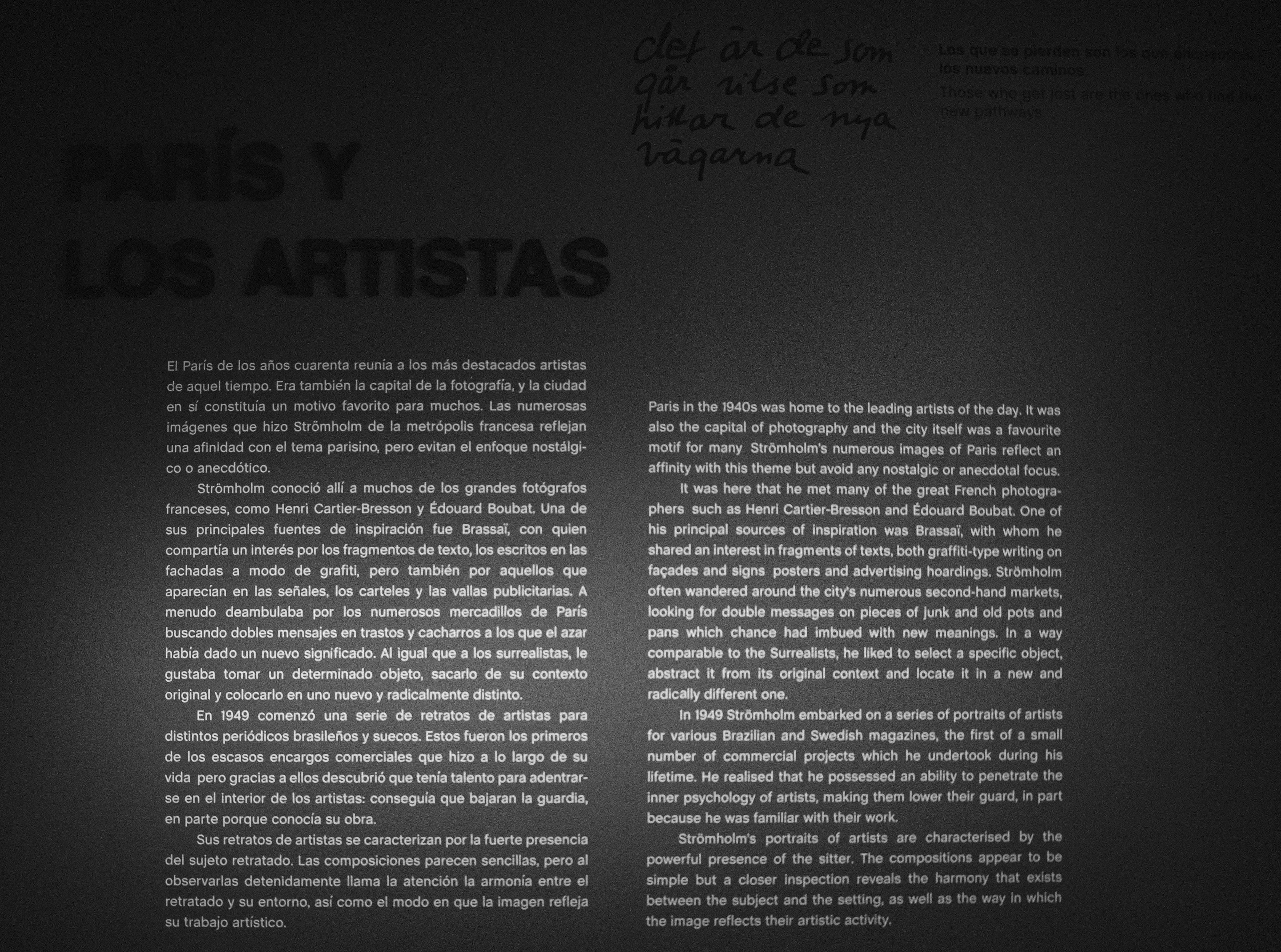 Christer Strömholm en La Fundación Mapfre... XII