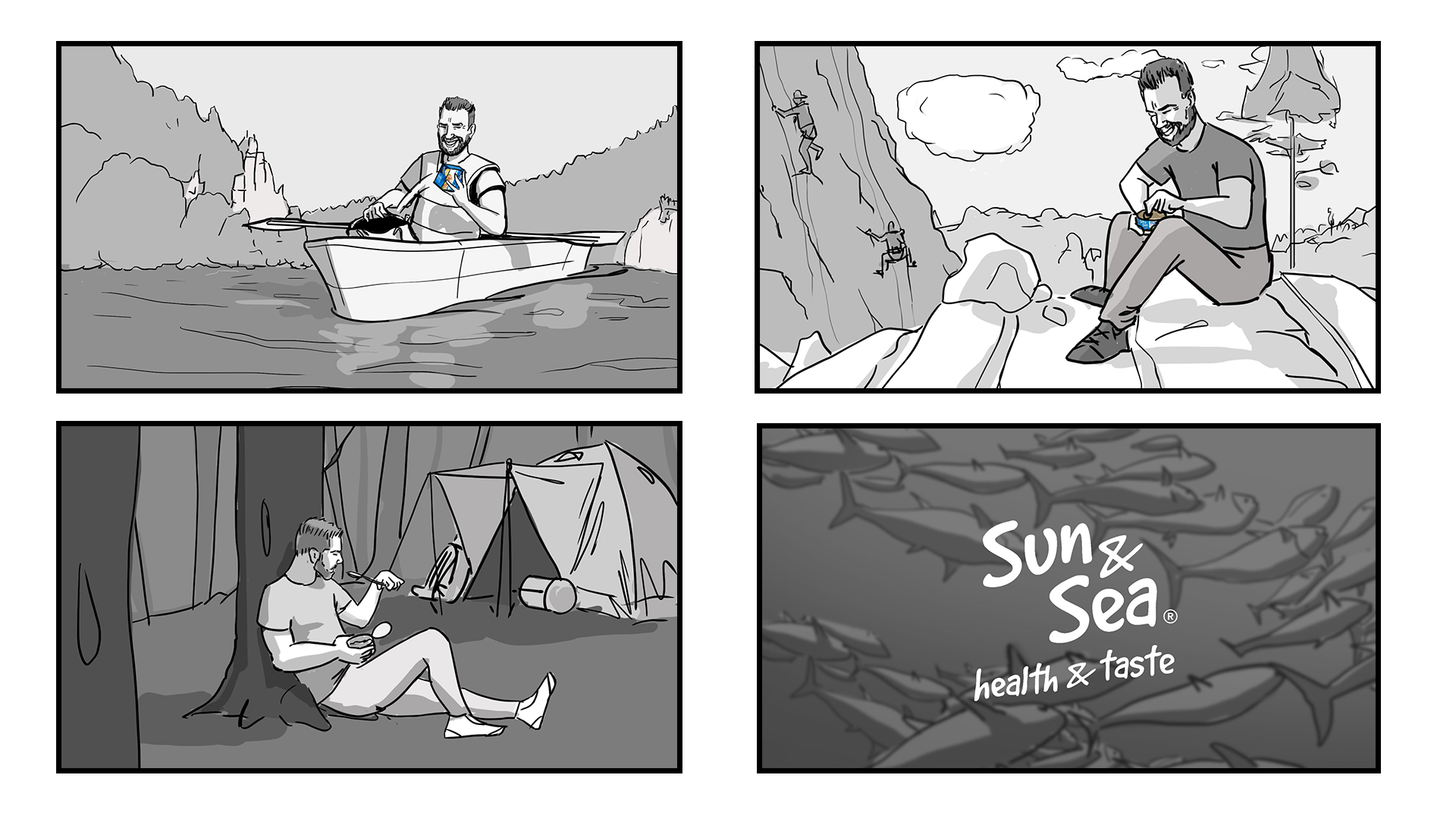 Storyboard Sun and Sea pro Digital First Marketing Group
