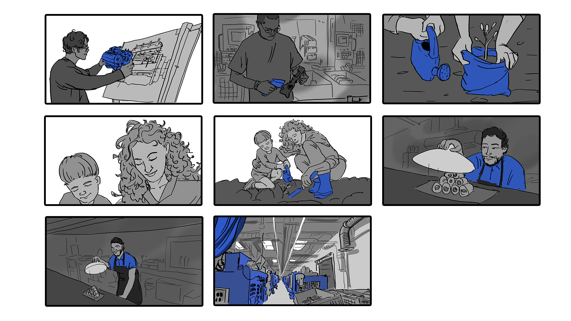 Storyboard Aisin pro Digital First Marketing Group