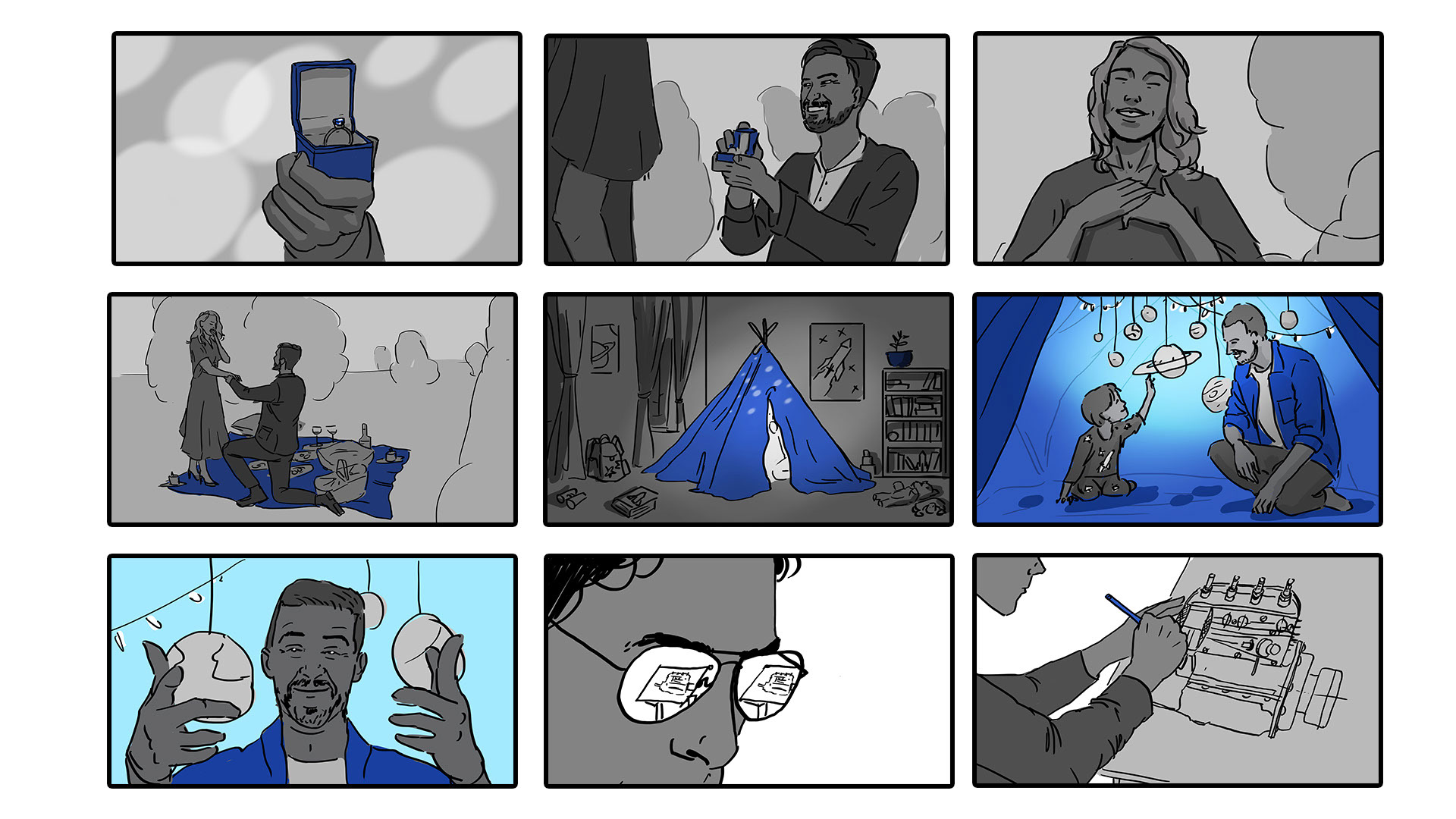 Storyboard Aisin pro Digital First Marketing Group
