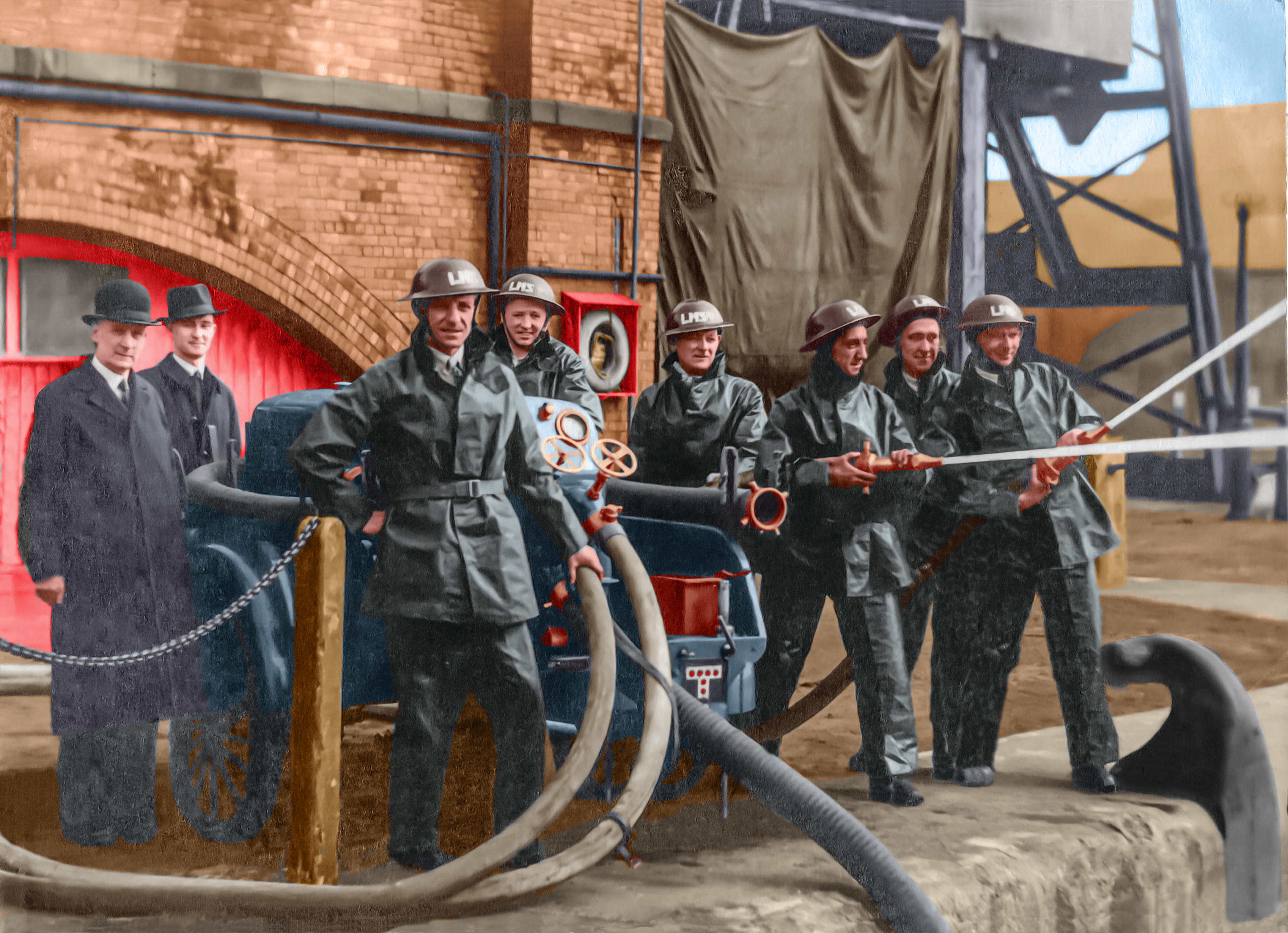 Restored and coloured