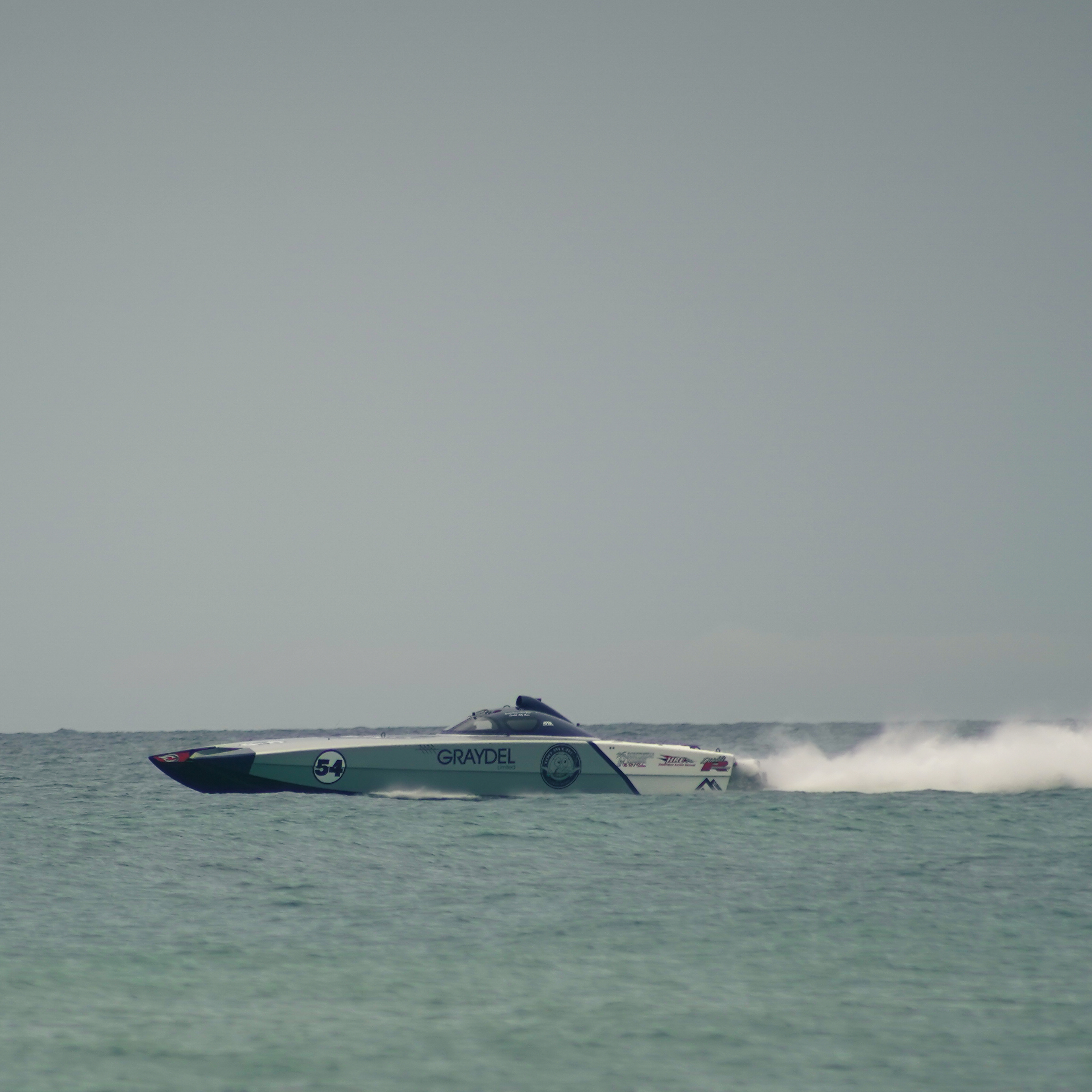 CJ Grant Racing x Skater boat racing to a 1st place victory in "SuperCat" Class