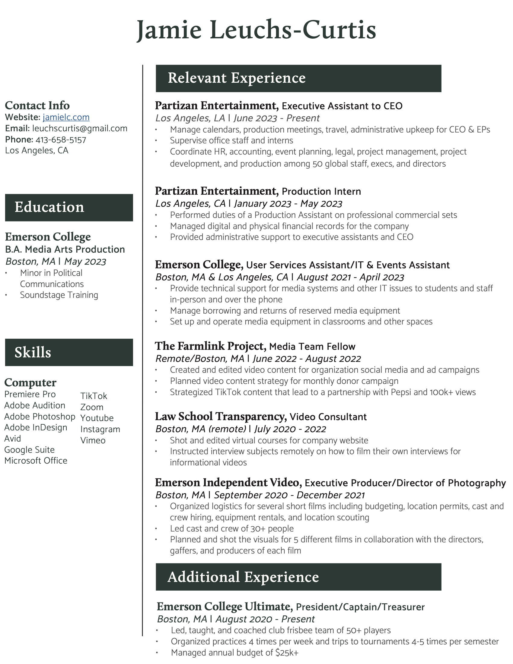 Jamie Leuchs-Curtis Resume