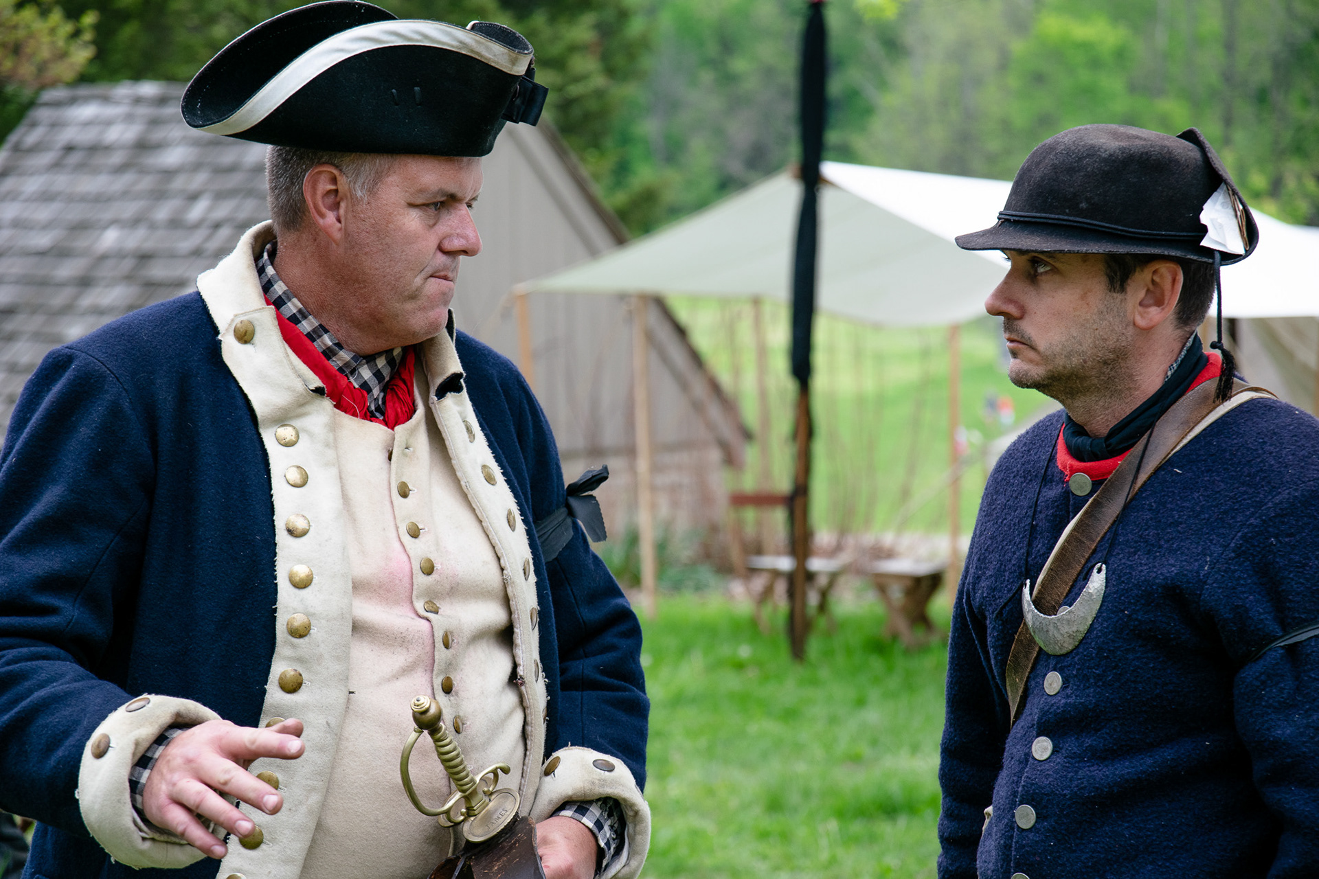 Historical reenactment coverage – Locust Grove Revolutionary War Encampment, Louisville, KY