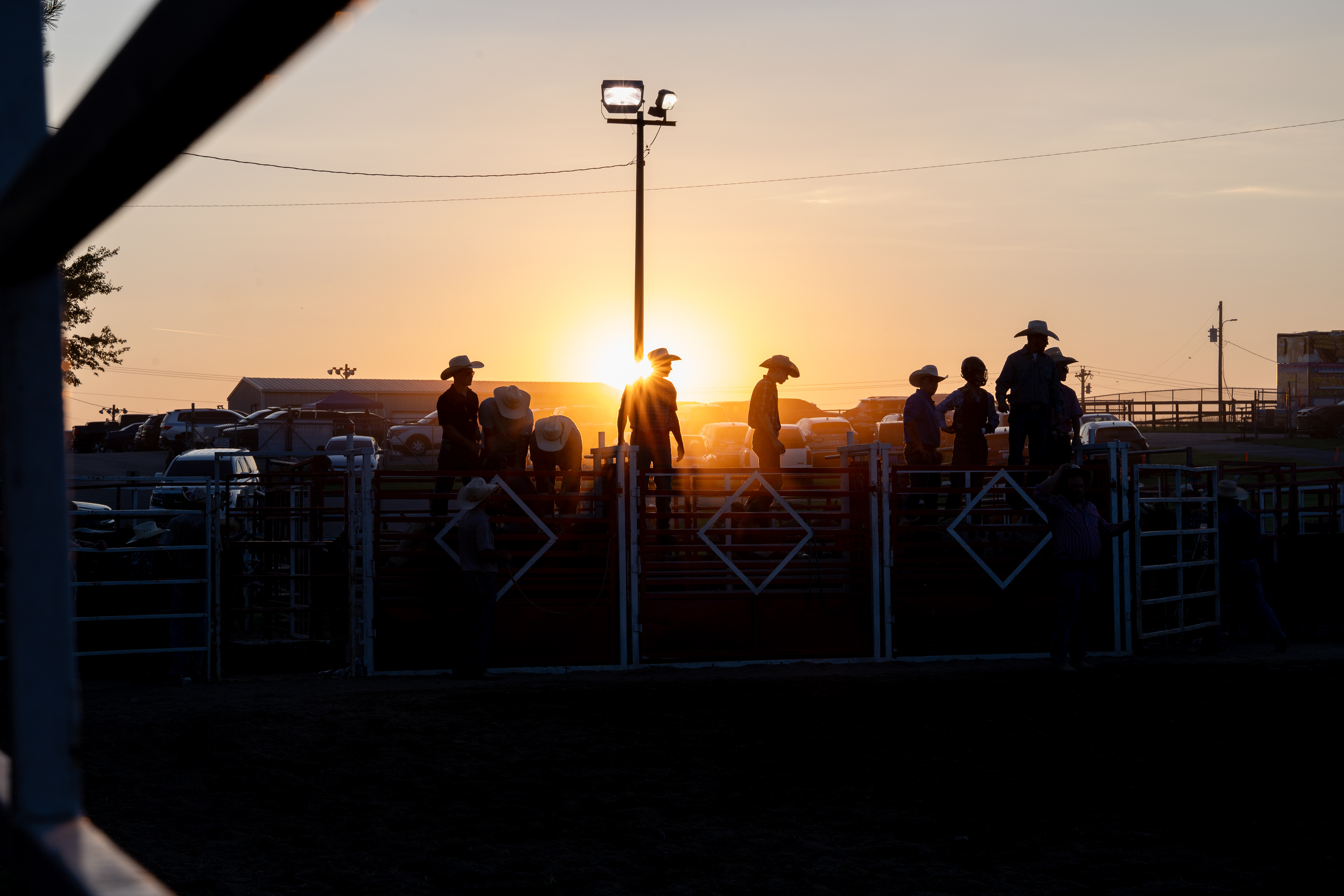 Rodeo at Sunset