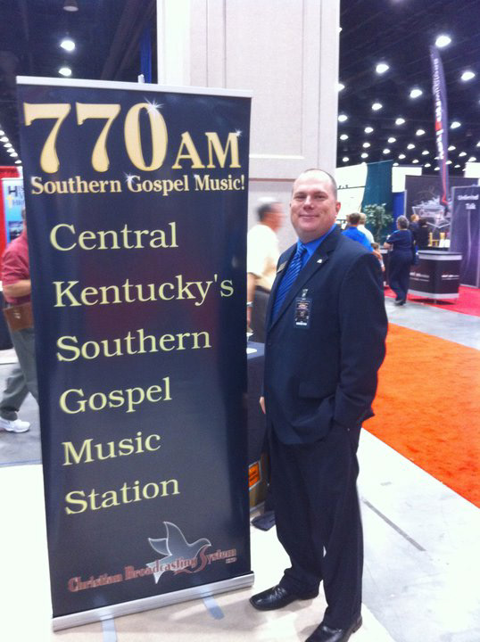 At the National Quartet Convention where we were nominated for Radio Station of the Year