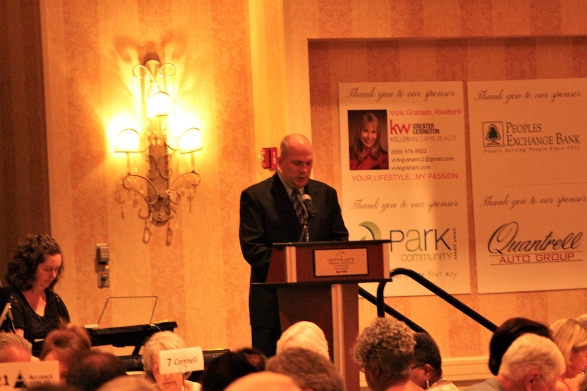 Emcee at another Banquet