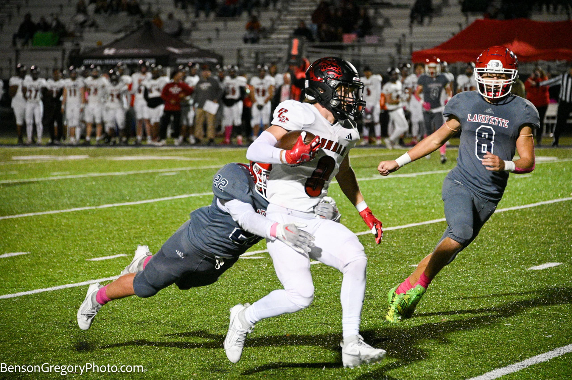 High School Football Friday Night Lights Captured for Glicod Media