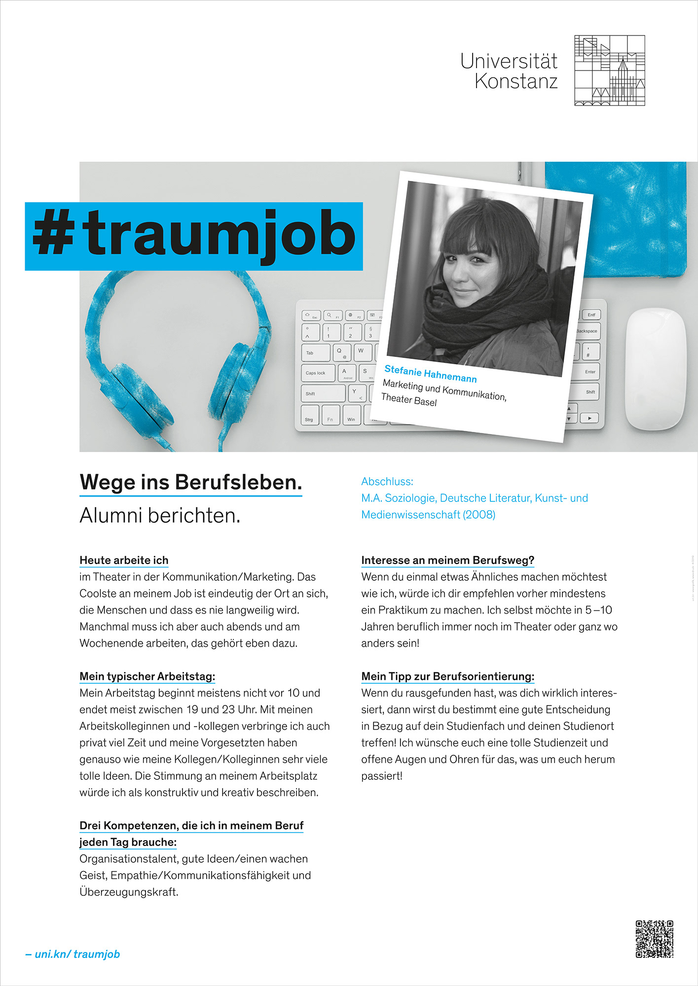 Poster-Serie für die Universität Konstanz