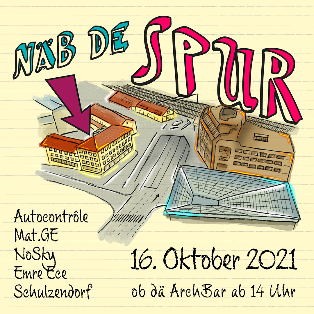 Poster-Artwork für eine Party-Reihe
