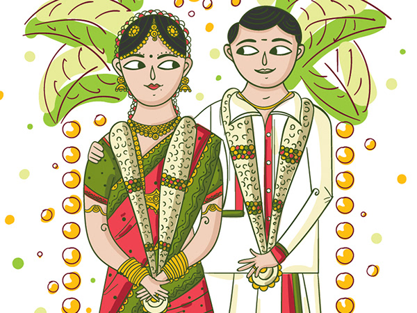 Quirky Indian Wedding Invitations - Tamil Wedding Invitation ...