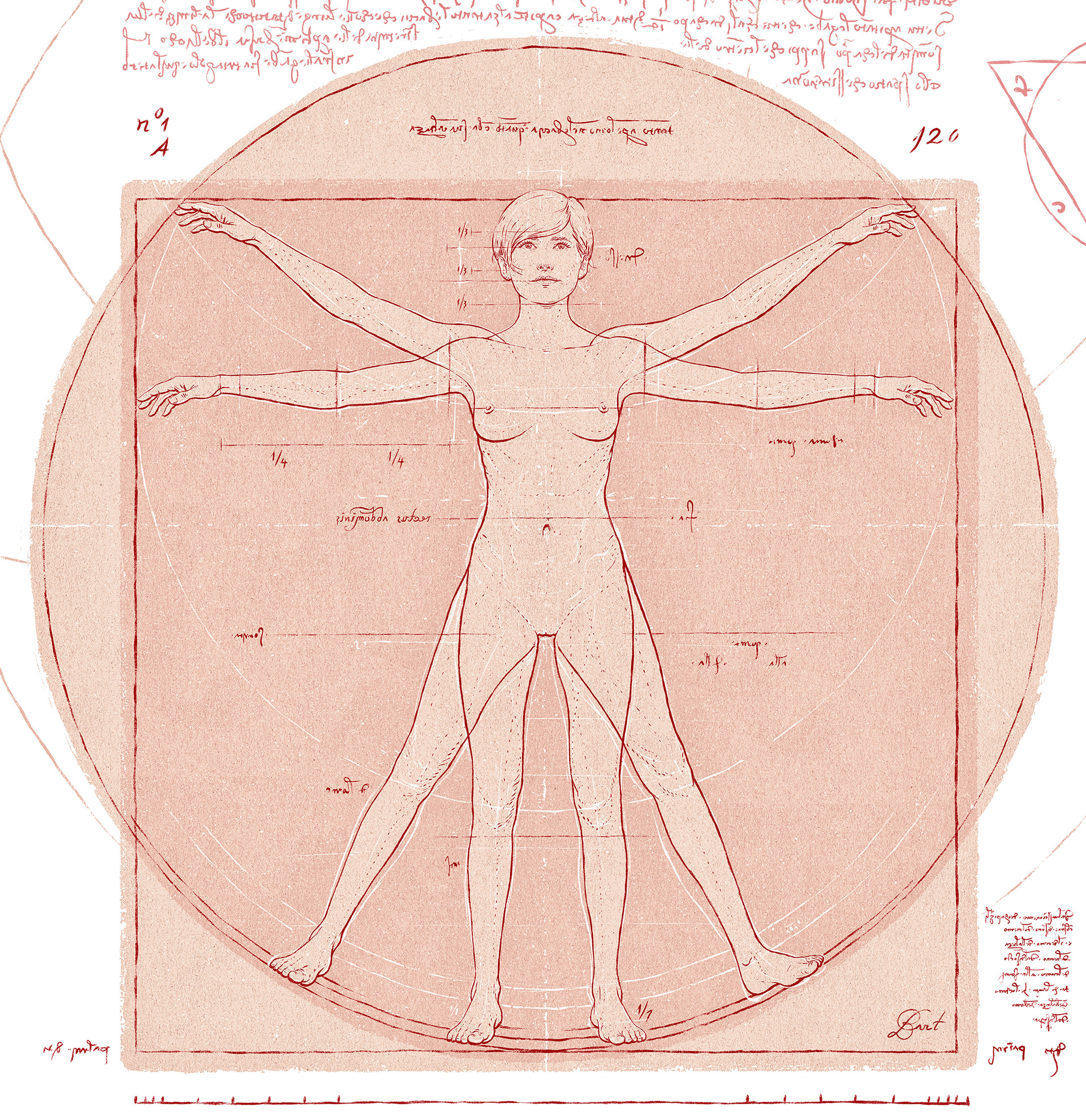 vitruvian woman