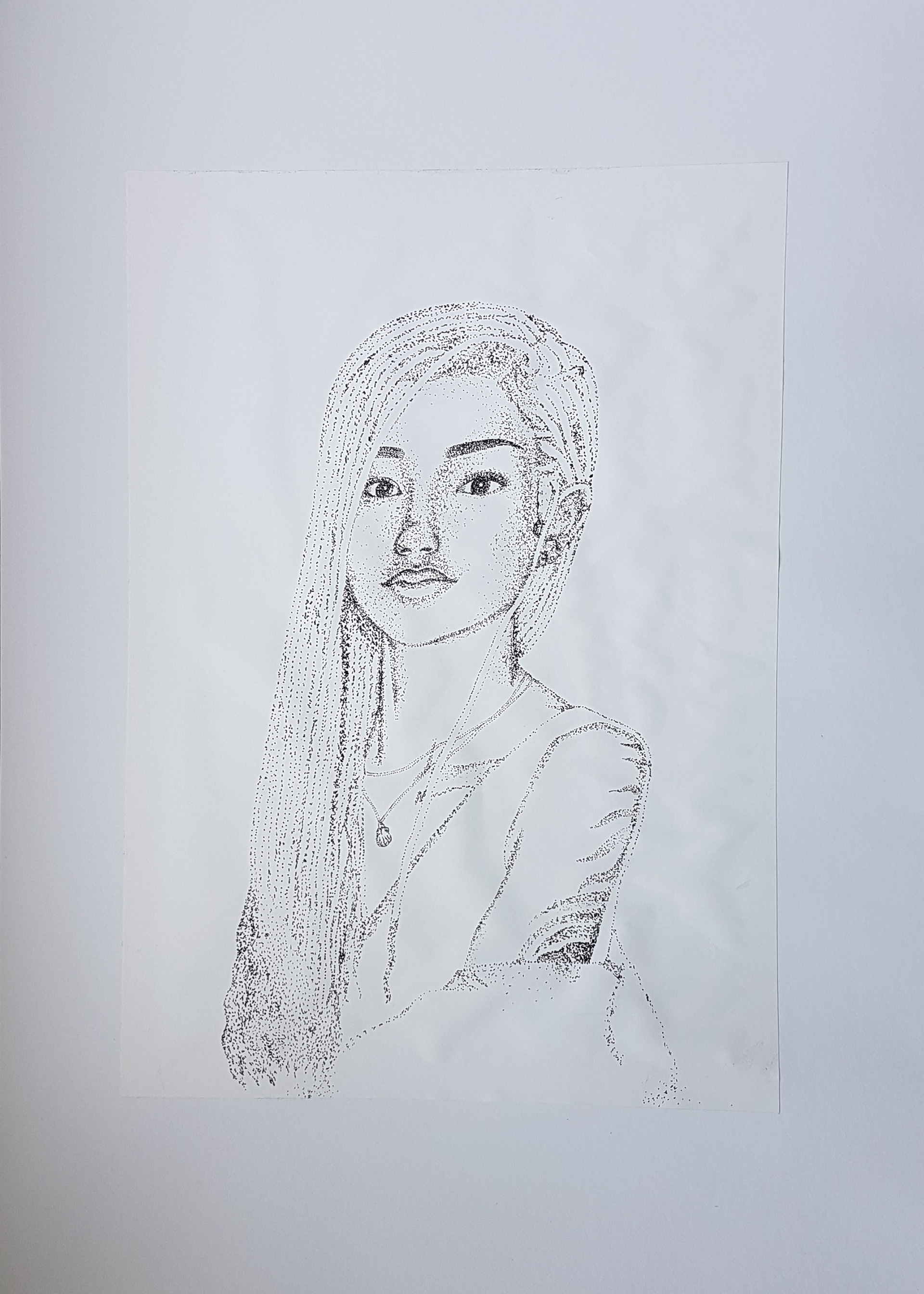 Jhene Aiko, 2020, Fineliner, DiN A3