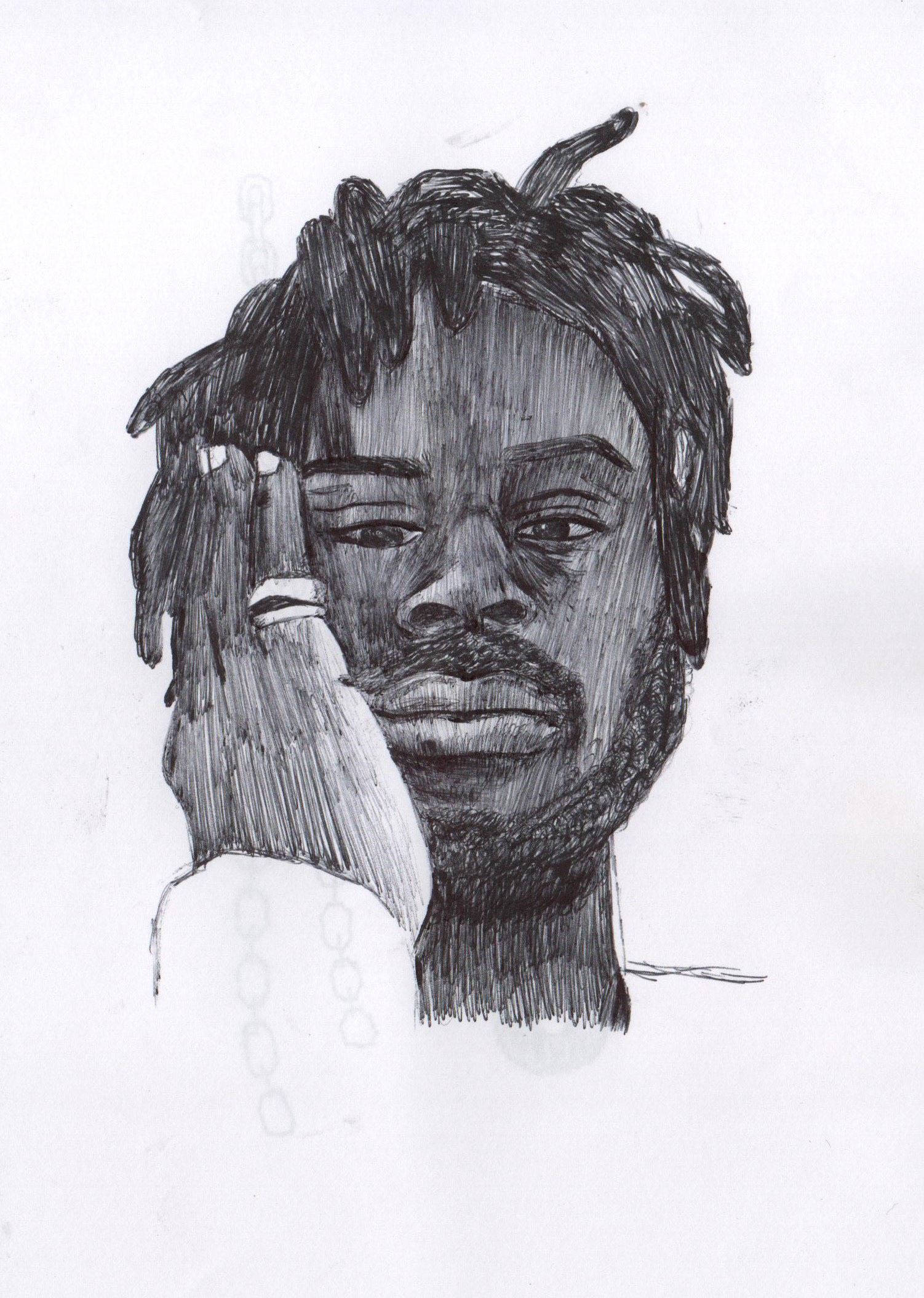 Tejumola Butler Adenuga, 2019, Kugelschreiber, DiN A 5