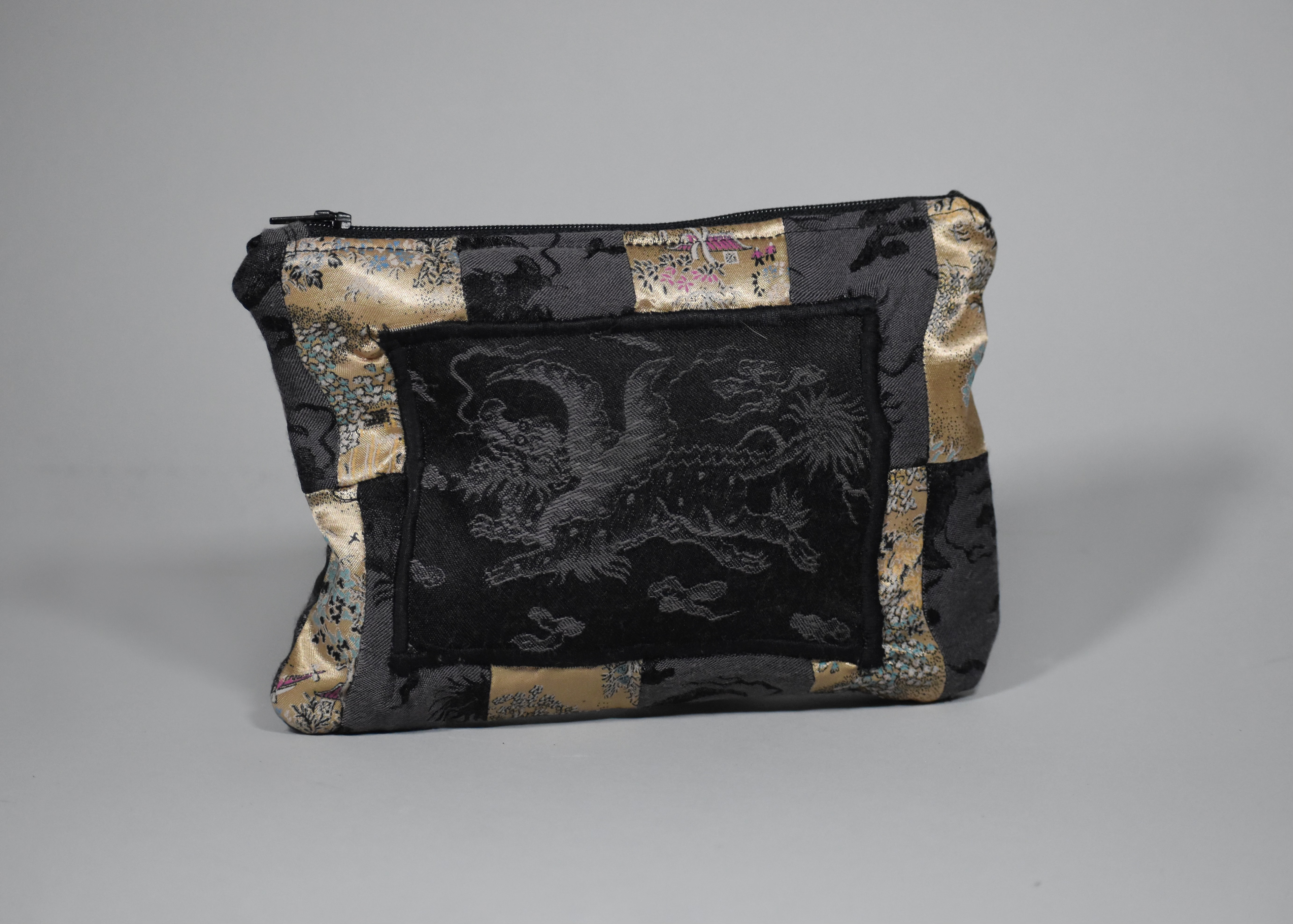 Small bags, 2023, Thrifted fabric, thread, zipper, Ellicott City MD